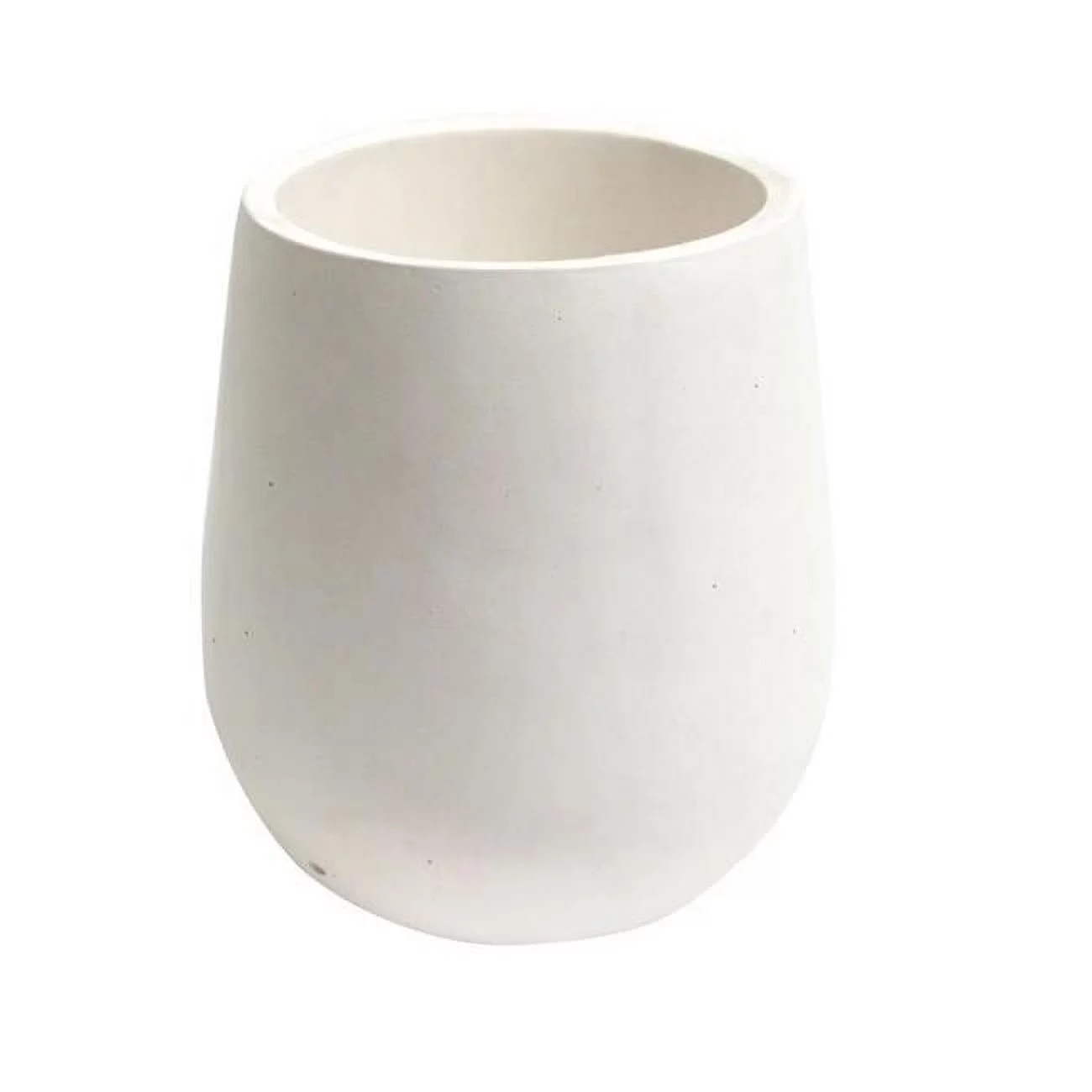 9 in. Cent Planter, White - Pack of 2