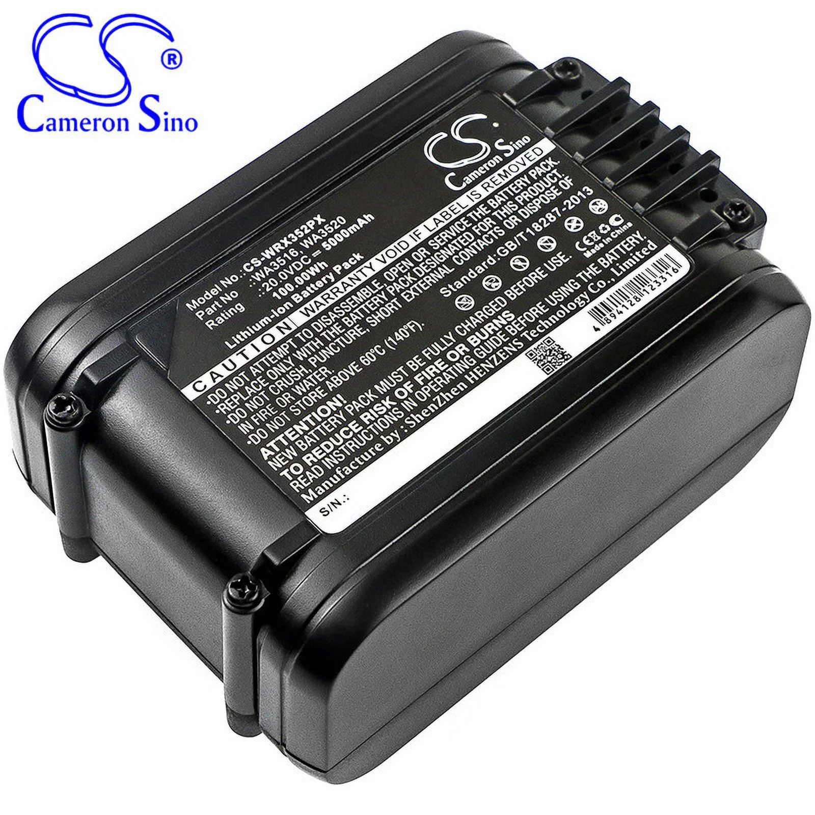 Cs Applicable Worx Wg154e Wg160e Wg169e Mower Battery Factory Supply Wa3549.1 Wa3551