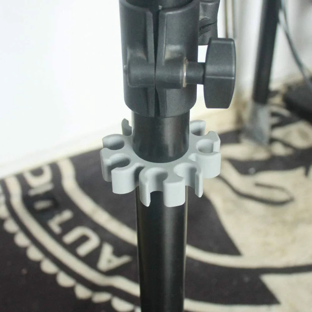 moobody Convenient Drumstick Grabber Slip Rubber Drum Rod Holds up to 4 Pairs Brush Holder Included