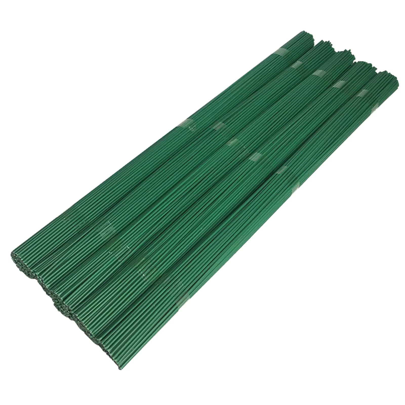 Yeetfub Faux Flowers for Outdoors 10pc Flower Pole Silk Mesh Flower Material DIY Flower Diameter Green Wire Glue Wrapped Flower Pole Rose Pole Green Wire Branch for Wedding Home Faux Flowers Bulk