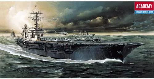 Academy 1 800 Scale U S S Kitty Hawk Model Kit