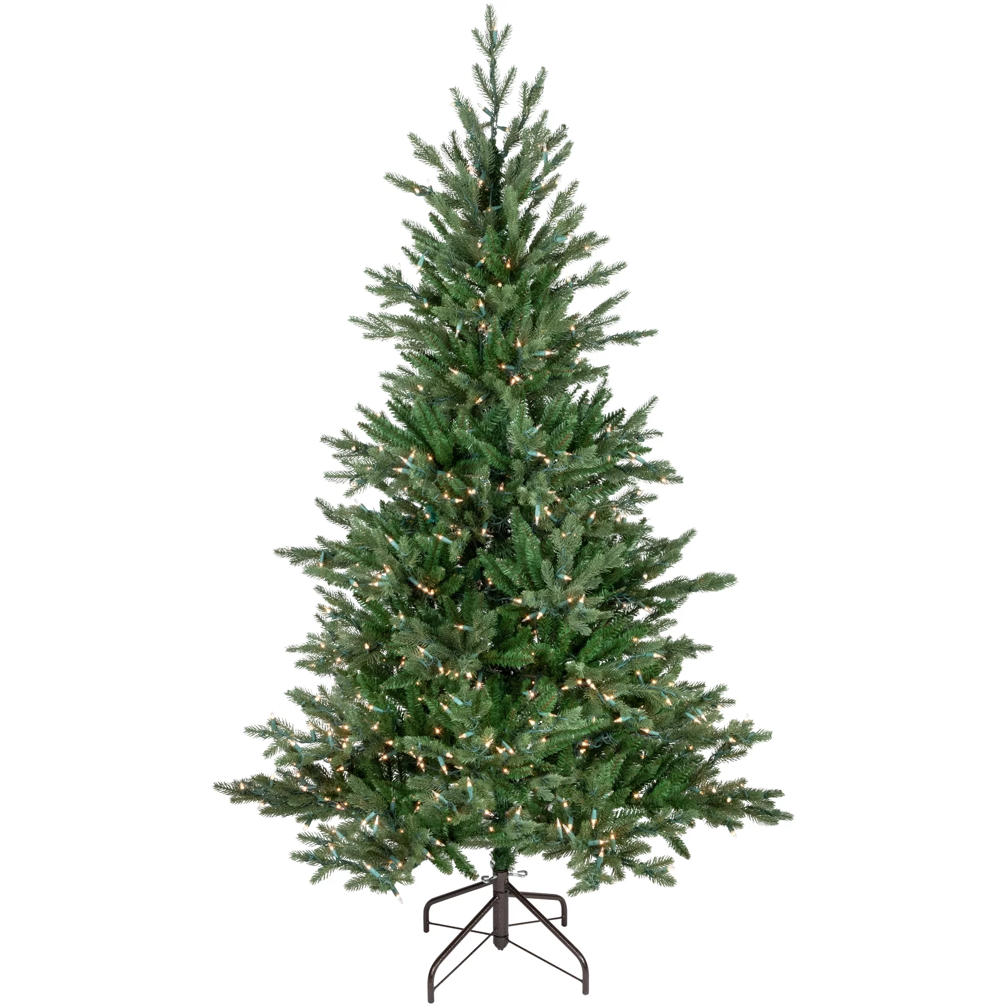 6' Pre-Lit Grande Spruce Artificial Christmas Tree Clear Lights