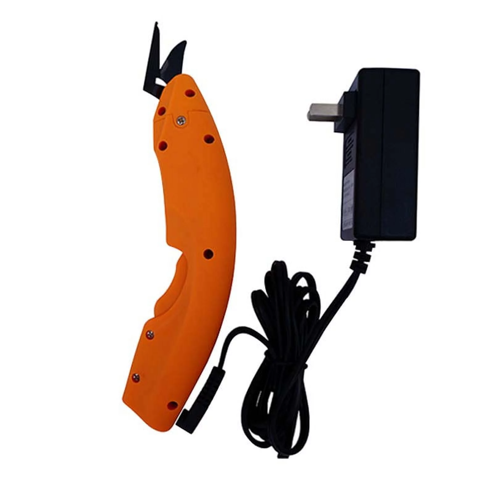 INTBUYING Electric Fabric Scissors Mat Carpet Rubber PVC Cutting Machine Cutter Shears Portable AC 100V-240V