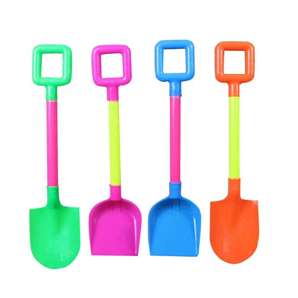 Gongxipen 4pcs Mini Sand Shovels Beach Toys Sand Dredging with Plastic Spade Playing Toys for Children