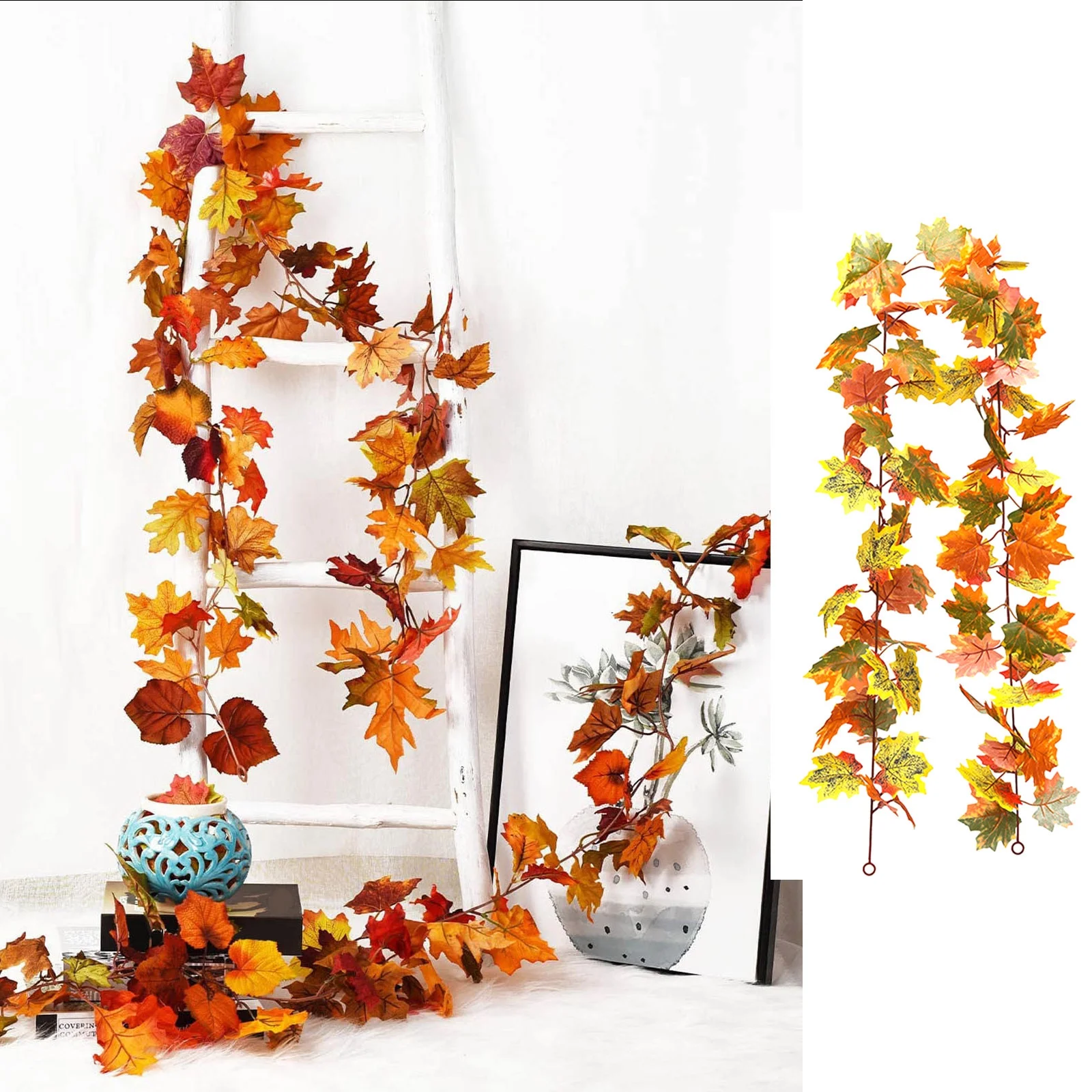Autumn Decoration Vine Thanksgiving Autumn Maple Vine Fall Maple Leaves
