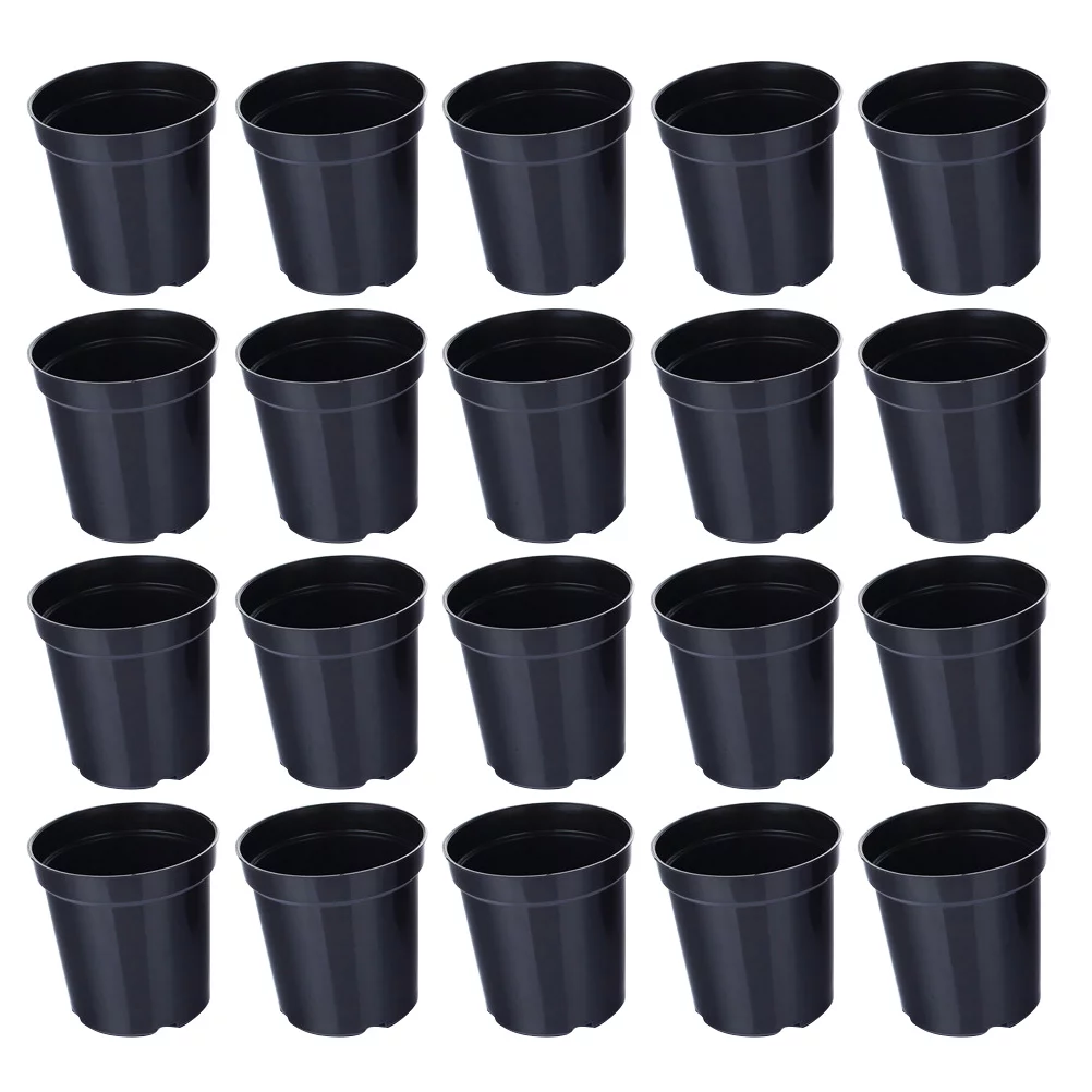 20 Pcs Seedling Pot Pots for Plants Tray Storage Containers Pantry Plastic Planter Garden Nursery Succulents