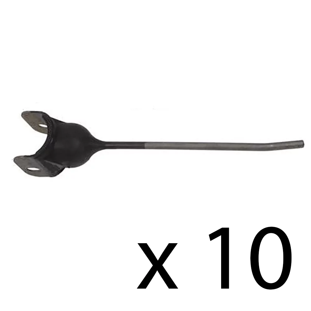 RAParts (10) Rubber Mounted Rake Teeth AE24953 AE47389 Fits John Deere 650 640 660 662