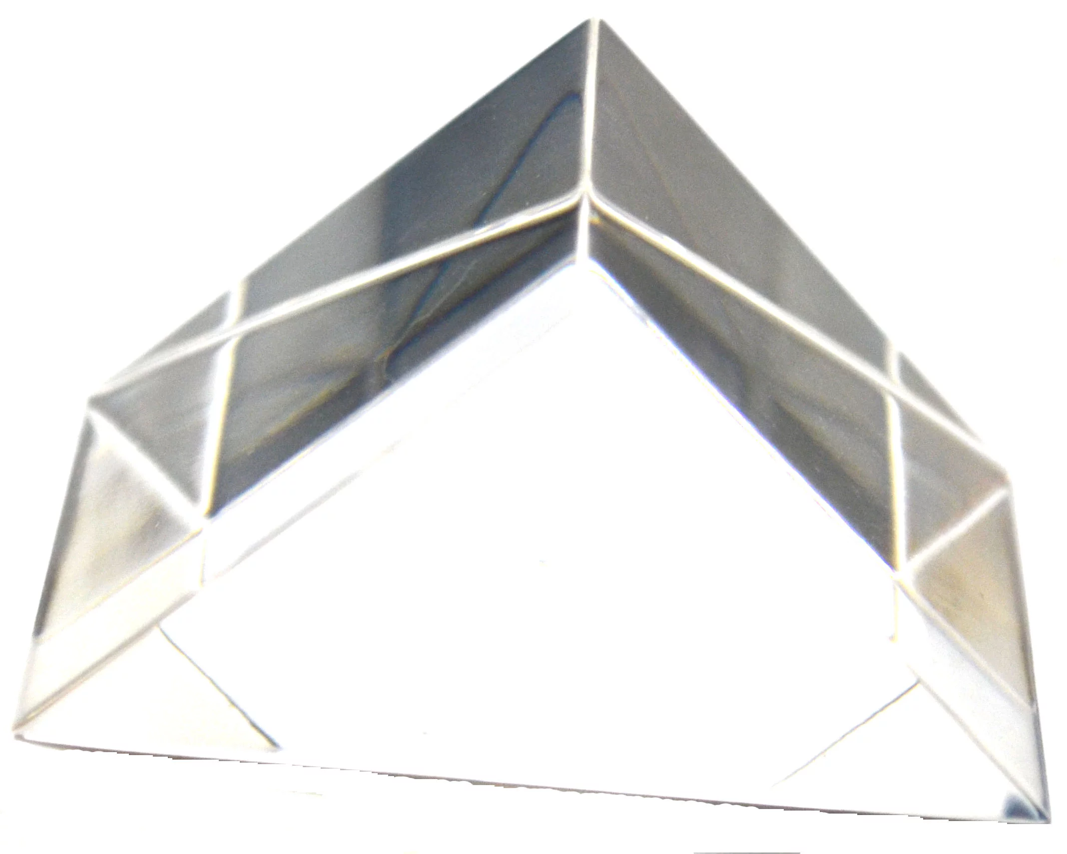 Eisco Labs Acrylic Prism; Right Angled; 55mm Hypotenuse; 38mm Length