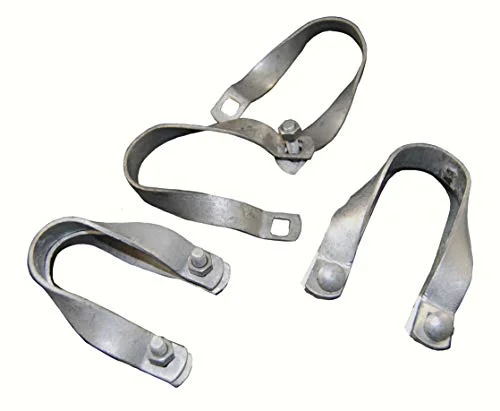 1 5/8” x 1 5/8” Cross Connectors – Purlin Clamps for Greenhouses – Heavy Duty Steel – Set of 12 by Growers Solution