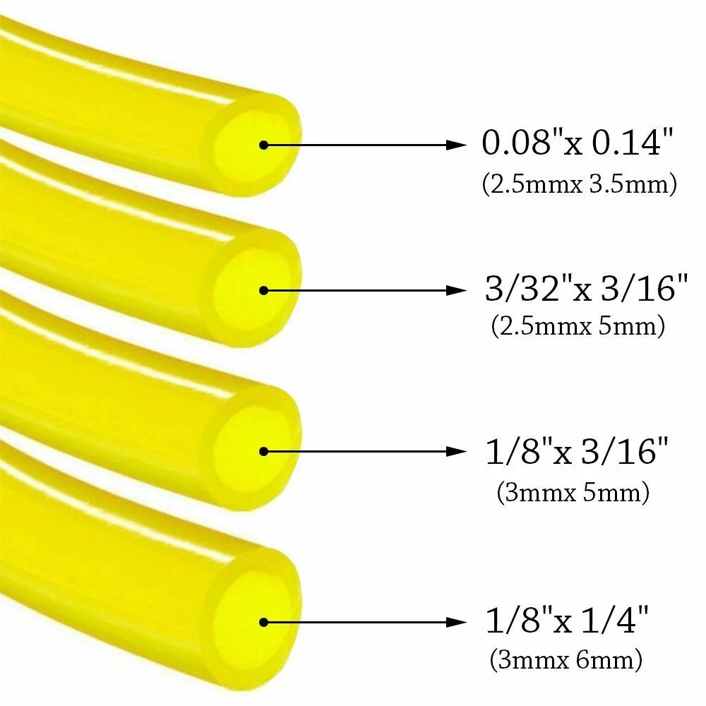 4 Size Fuel Line Hose Petrol Tubing Chainsaw Common for Poulan Weedeater 2 Cycle