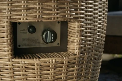 Signature Design by Ashley Casual Malayah Fire Pit  Brown