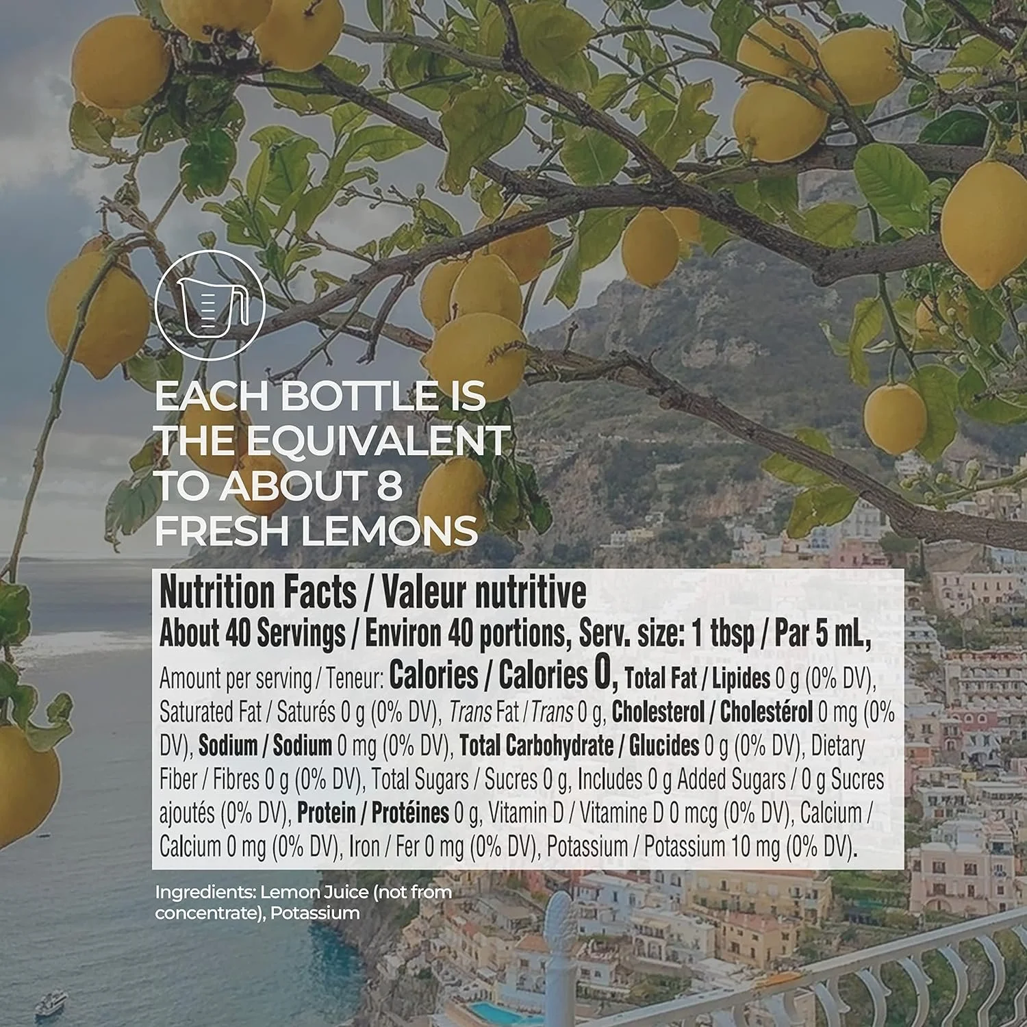 Tuscanini 100% Sicilian Lemon Juice, Not from Concentrate, 6.7oz Lemon Shaped Squeeze Bottle 3 Pack No Water Added  Product of Italy  Certified Kosher Including Passover