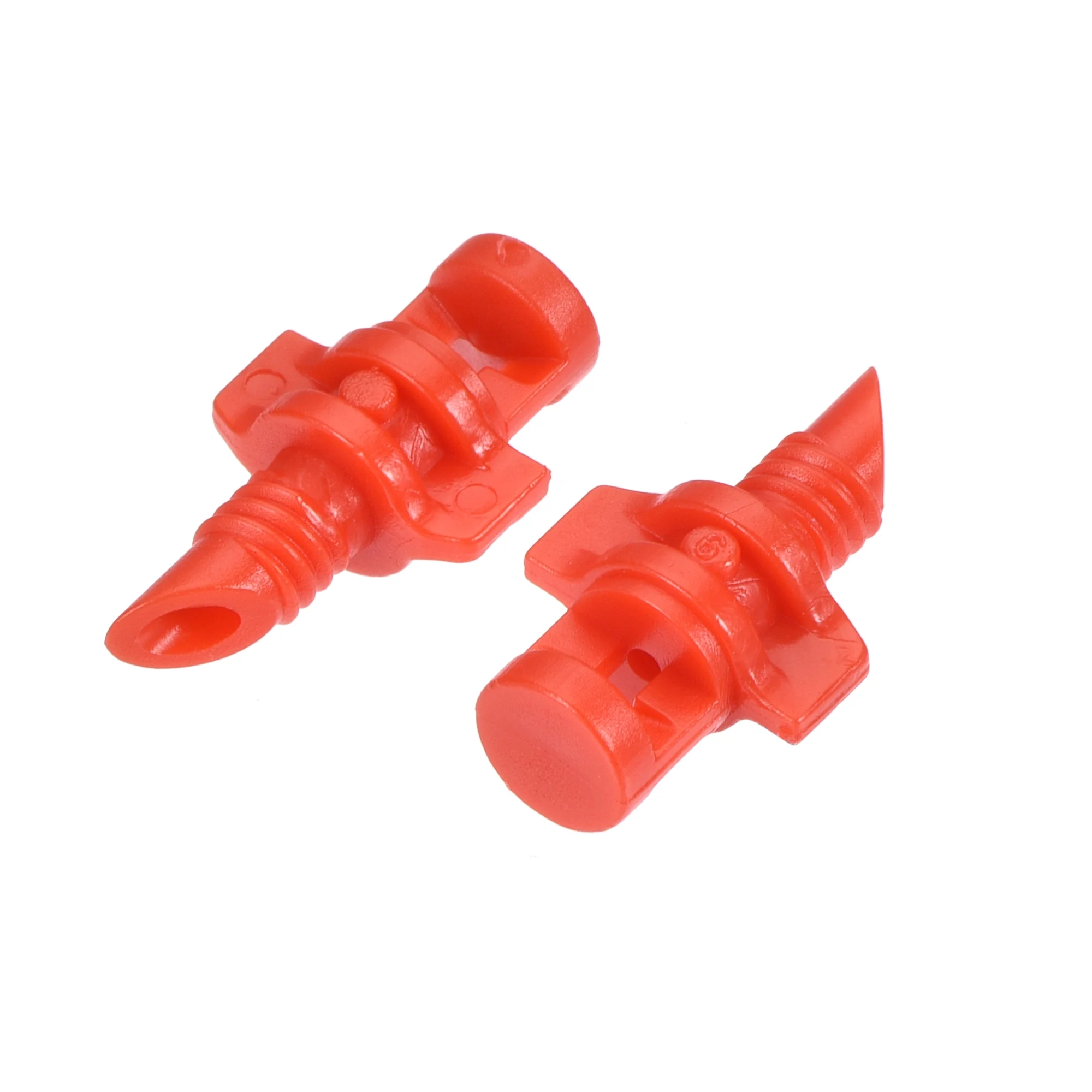 Uxcell PP 360 Degree Micro Spray Misting Nozzle Sprinkler Red for Irrigation 60 Pack