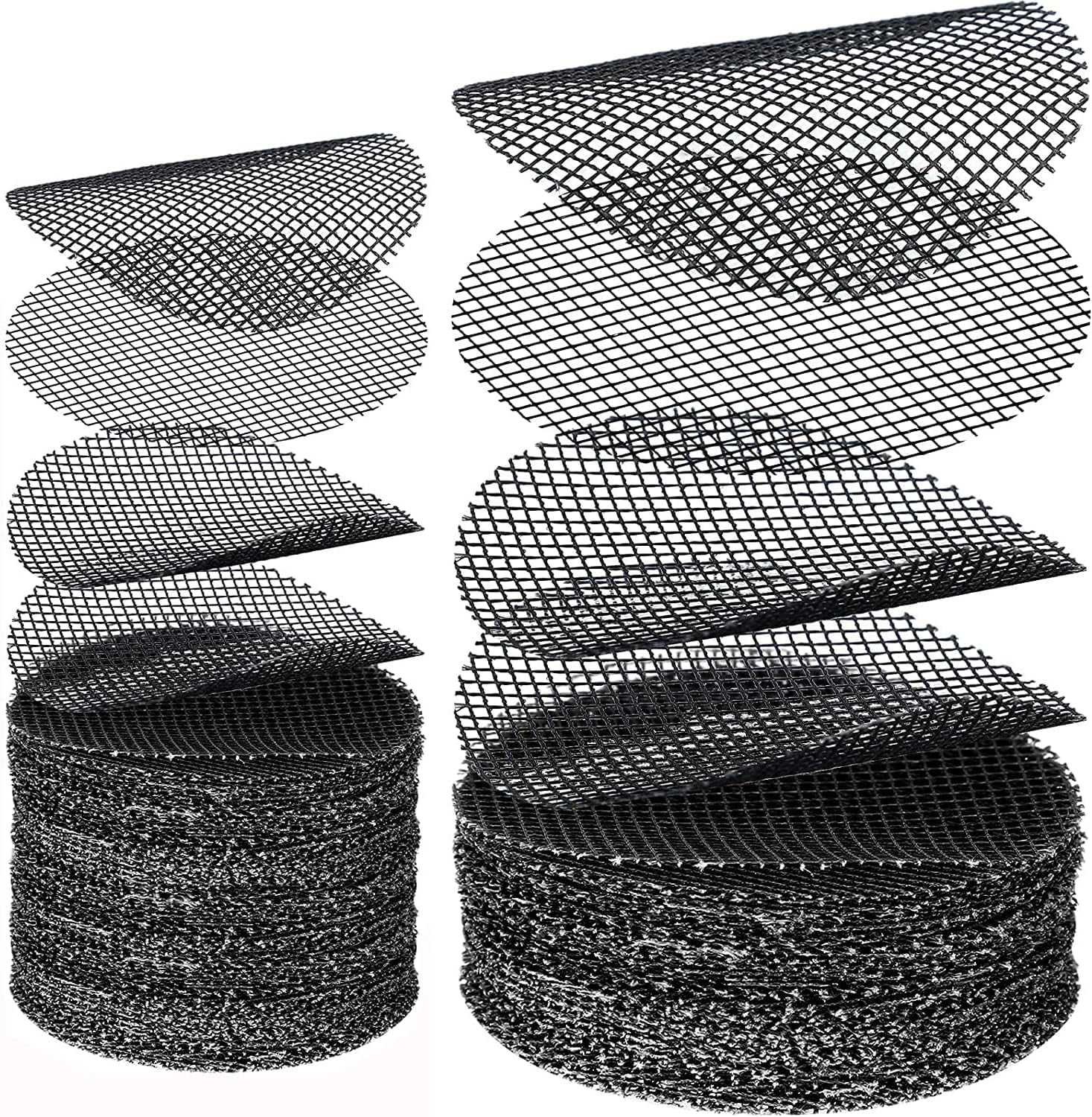200 Planter Hole Mesh Mats , 2-inch Plant Pot Drainage Hole Mesh to Prevent Soil Loss, Bonsai Pot Bottom Mesh Matting Mesh