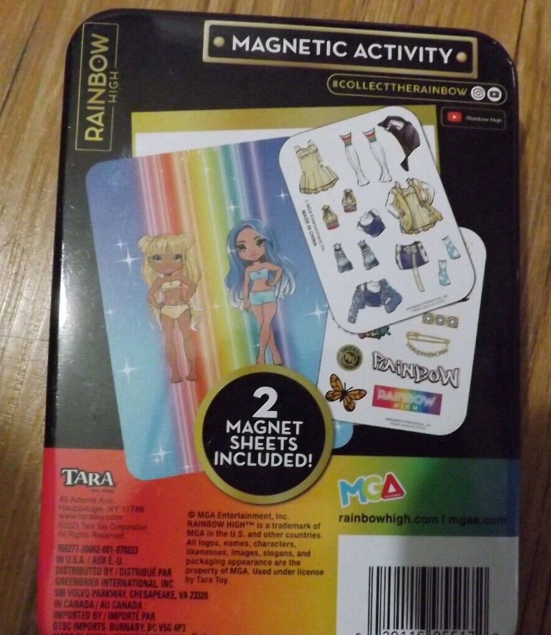 Rainbow High Magnetic activity set