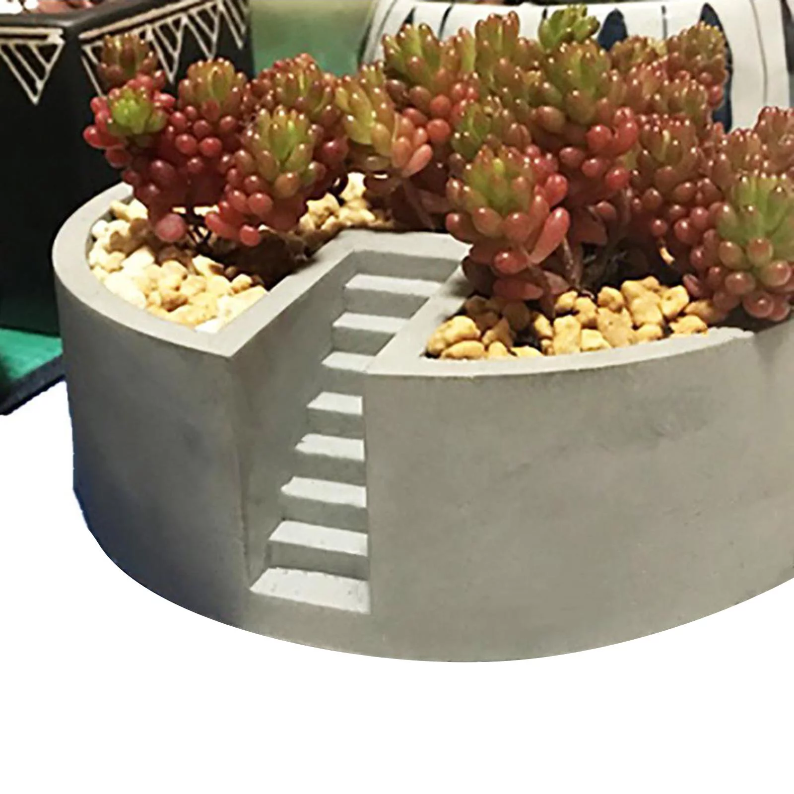 DIY Flower Pot Silicone for Candle Holder Making Succulent Plants Planter Pot Concrete s Small Plant DIY