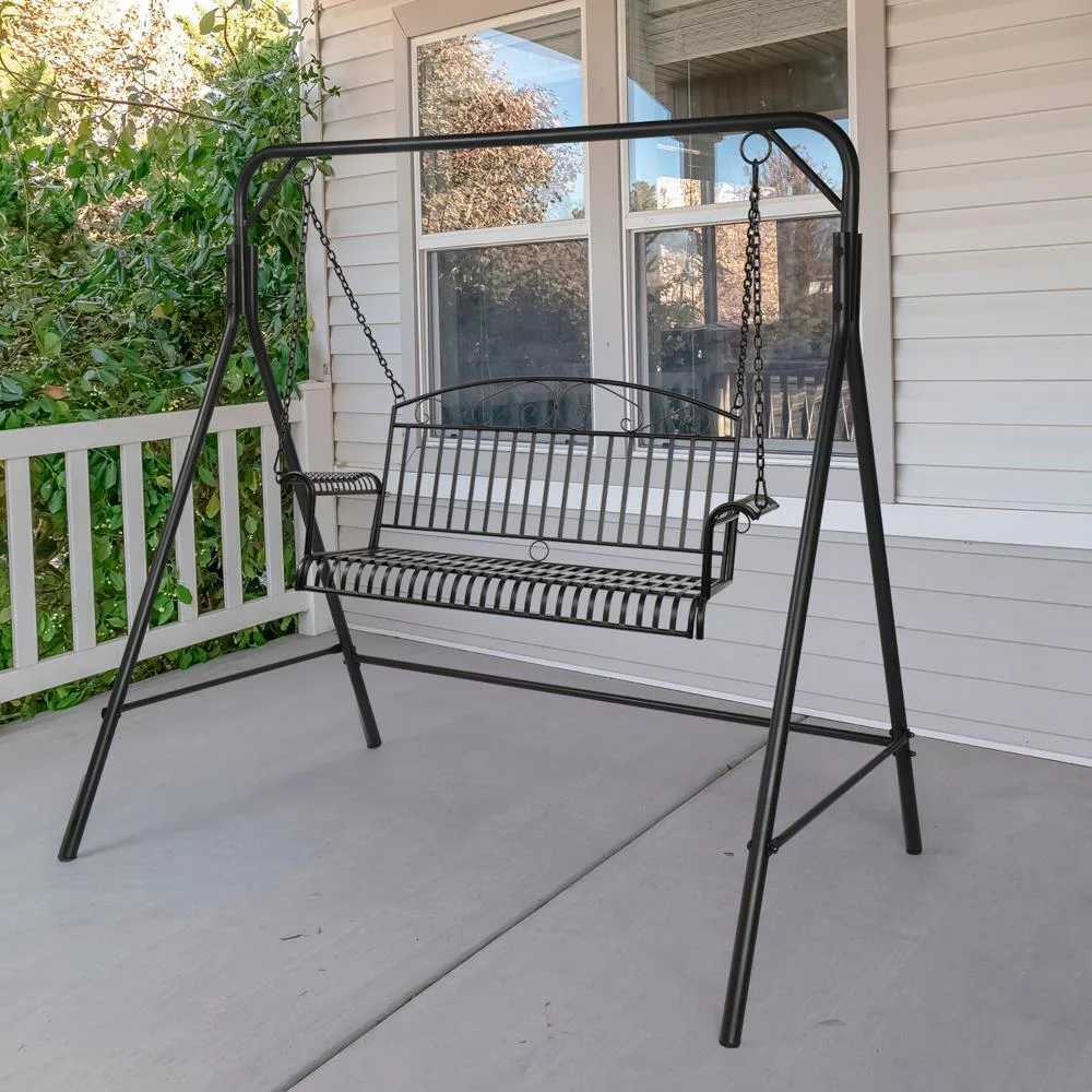 550 LBS Capacity Hammock Chair Stand Metal Swing Stand Frame Solid Structure