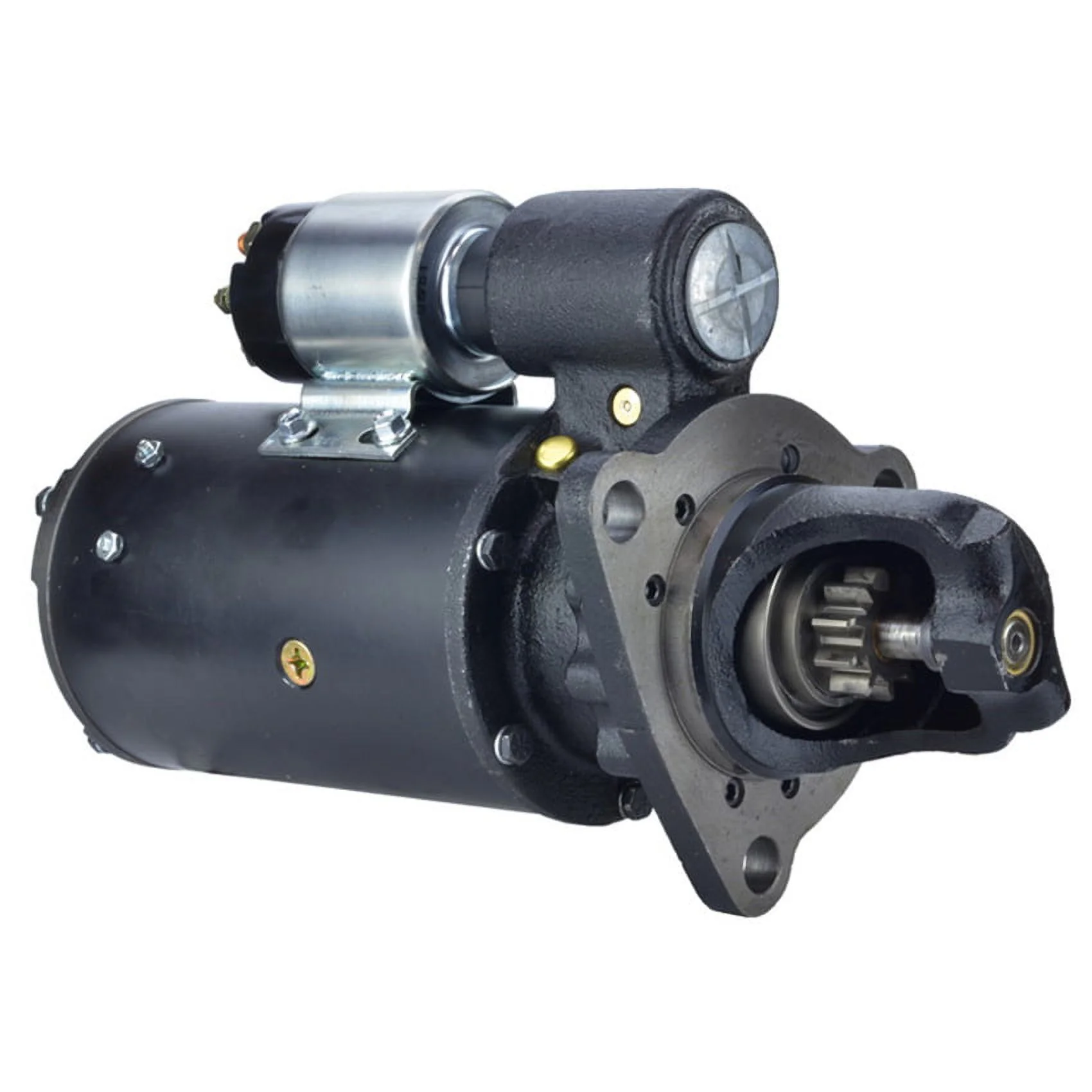 New 24V 10T Starter Motor Compatible With Cat Delco Fiat Allis Case Crane Grove Travelift Grader Shovel Cruz Air 40LC 40R 65B RT58B RT625 250 650 1979-1983 1984 1985 By Part Numbers 73124564 1113208