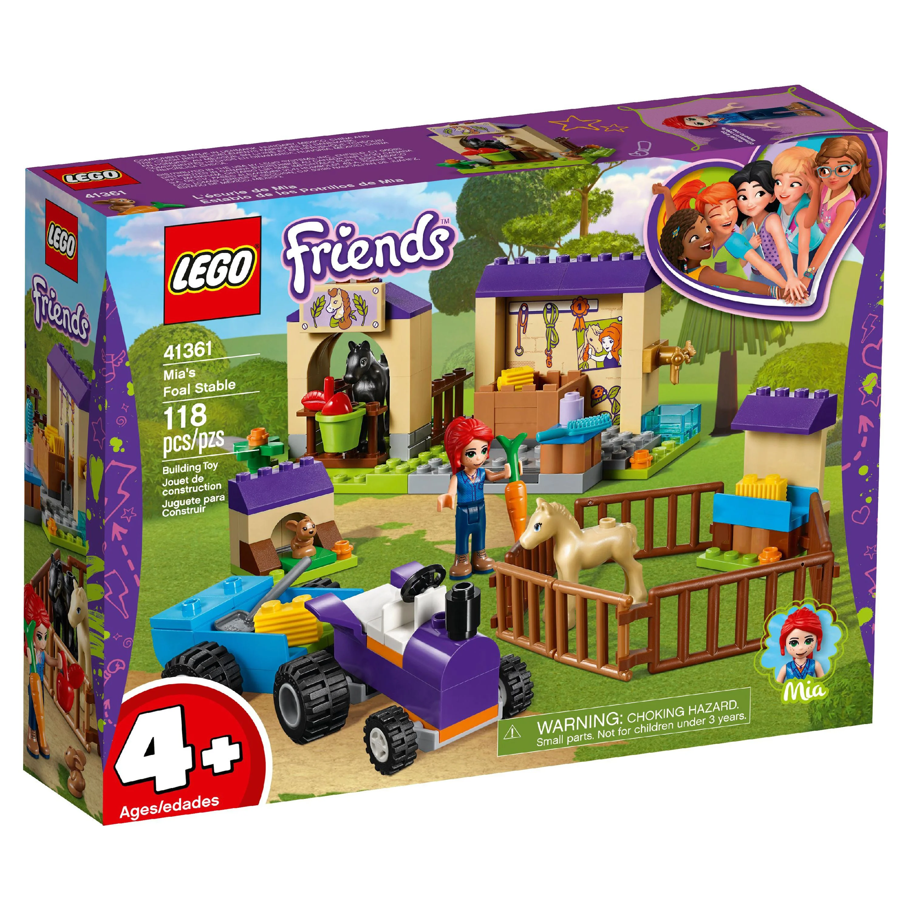 LEGO Friends Mia's Foal Stable 41361