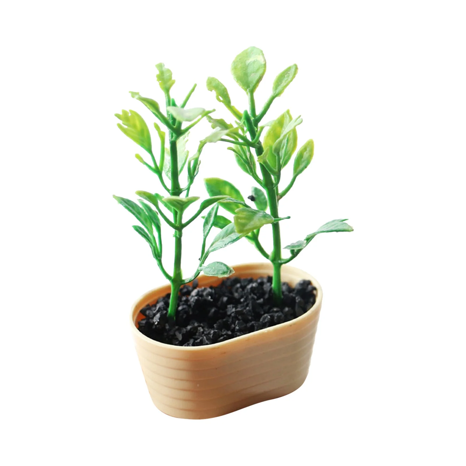 Sales Today Clearance Nordic Green Tree Potted Doll House Mini Furniture Garden Model Flower Pot