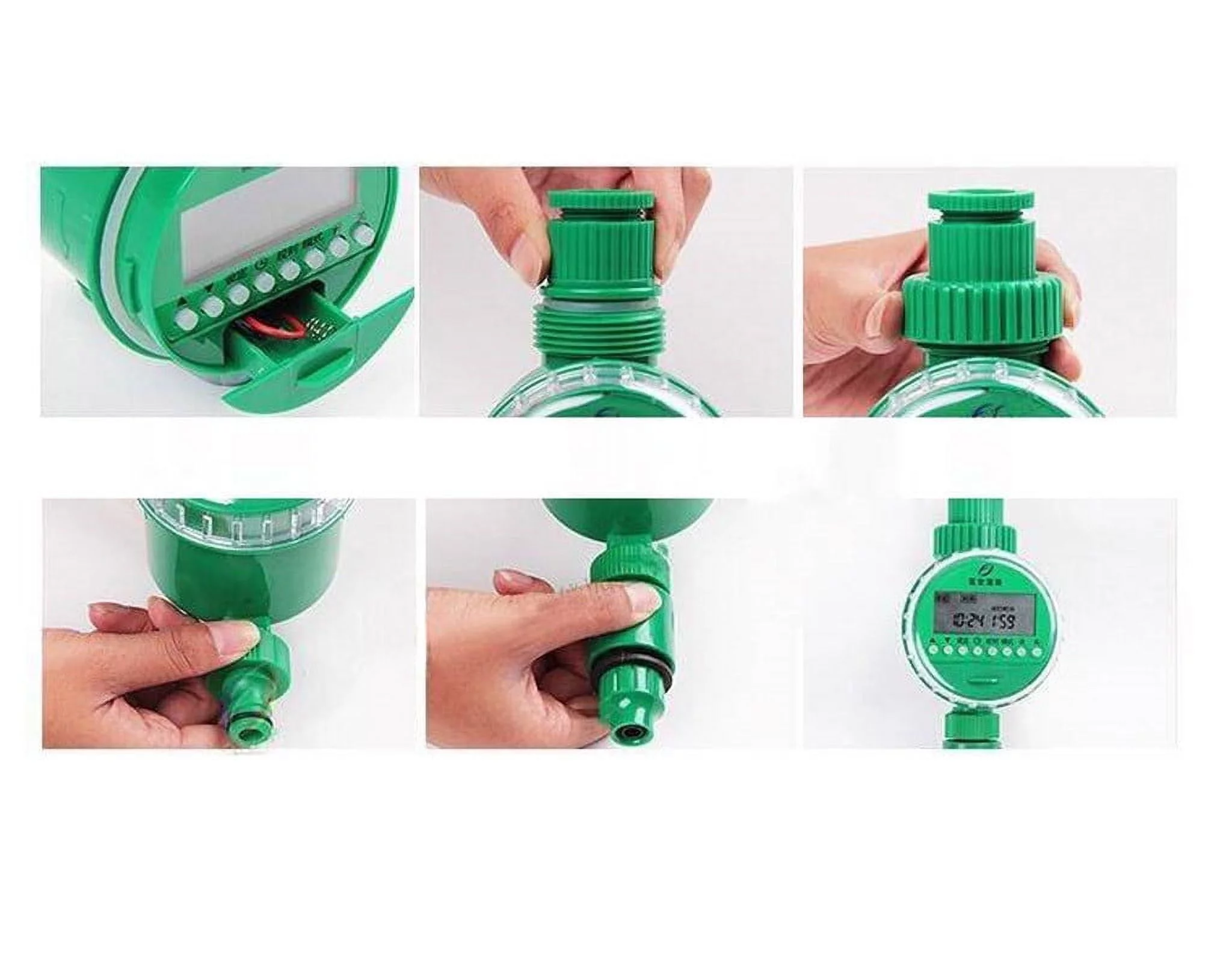 BNNG Sprinkler Timer Outdoor , Water Timer for Garden Hose Faucet Timer, Programmable Watering Irrigation Timer Garden Watering Timer Ball Valve Automatic Home Electronic Water Irrigation Time