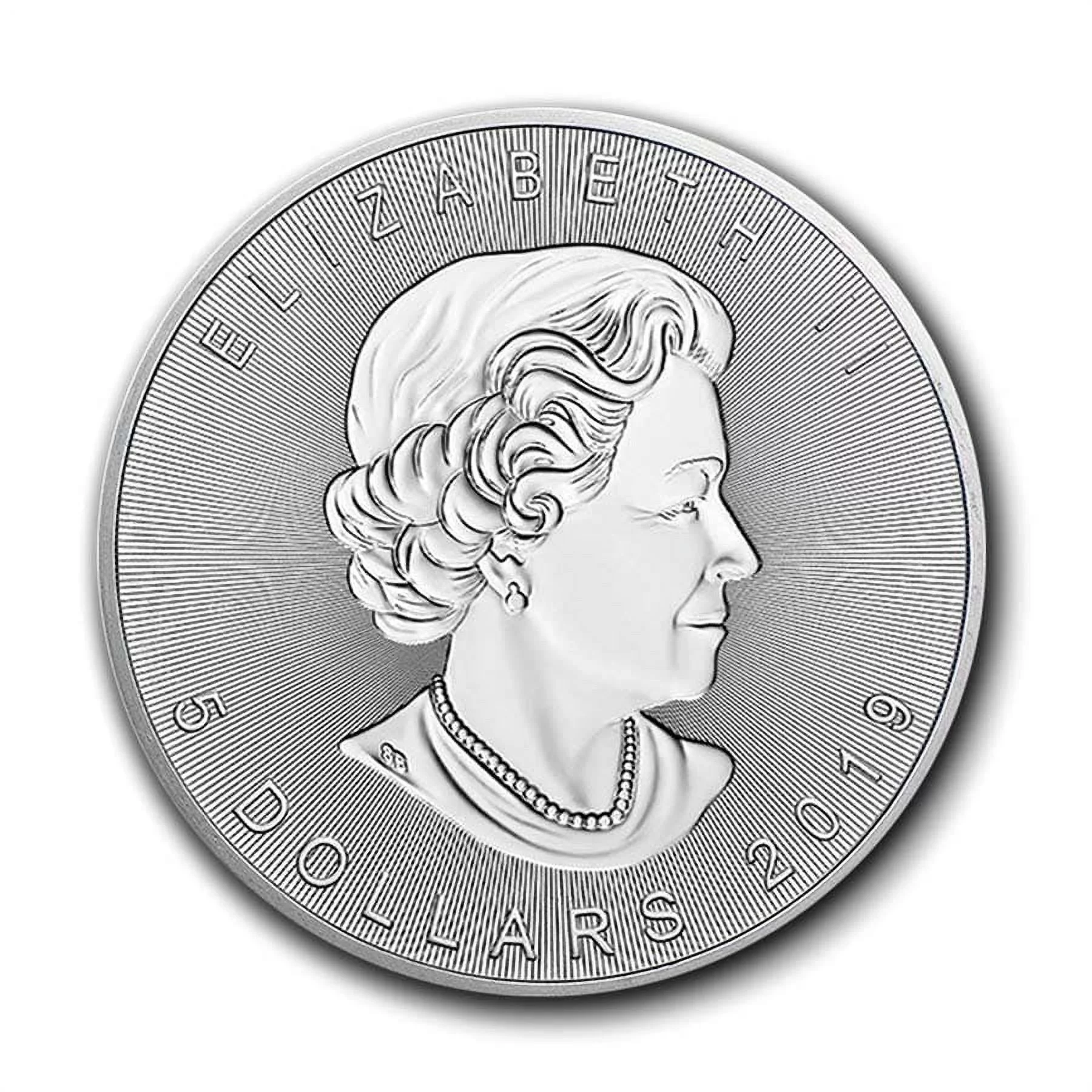 2019 Canada 1 oz Silver Incuse Maple Leaf BU