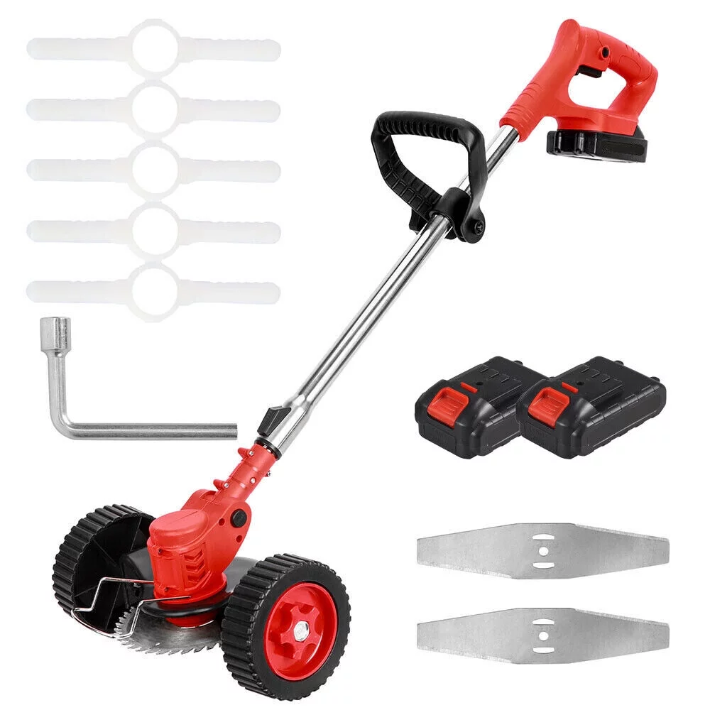 Cordless Electric Weed Lawn Eater Edger Yard Grass String Trimmer Cutter