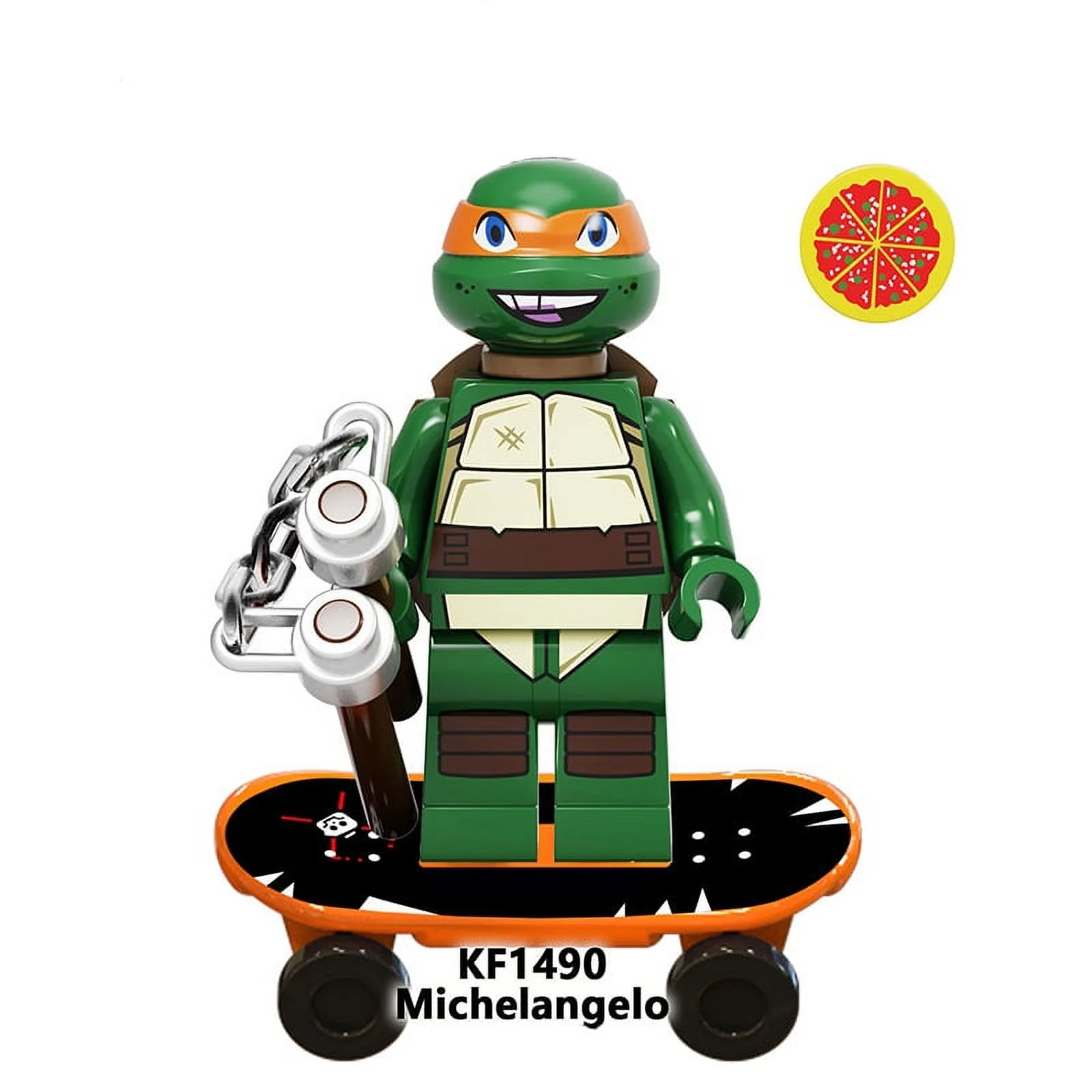 Teenage Mutant Ninja Turtles Mutant Mayhem Building Block Figure x 4 Sets A