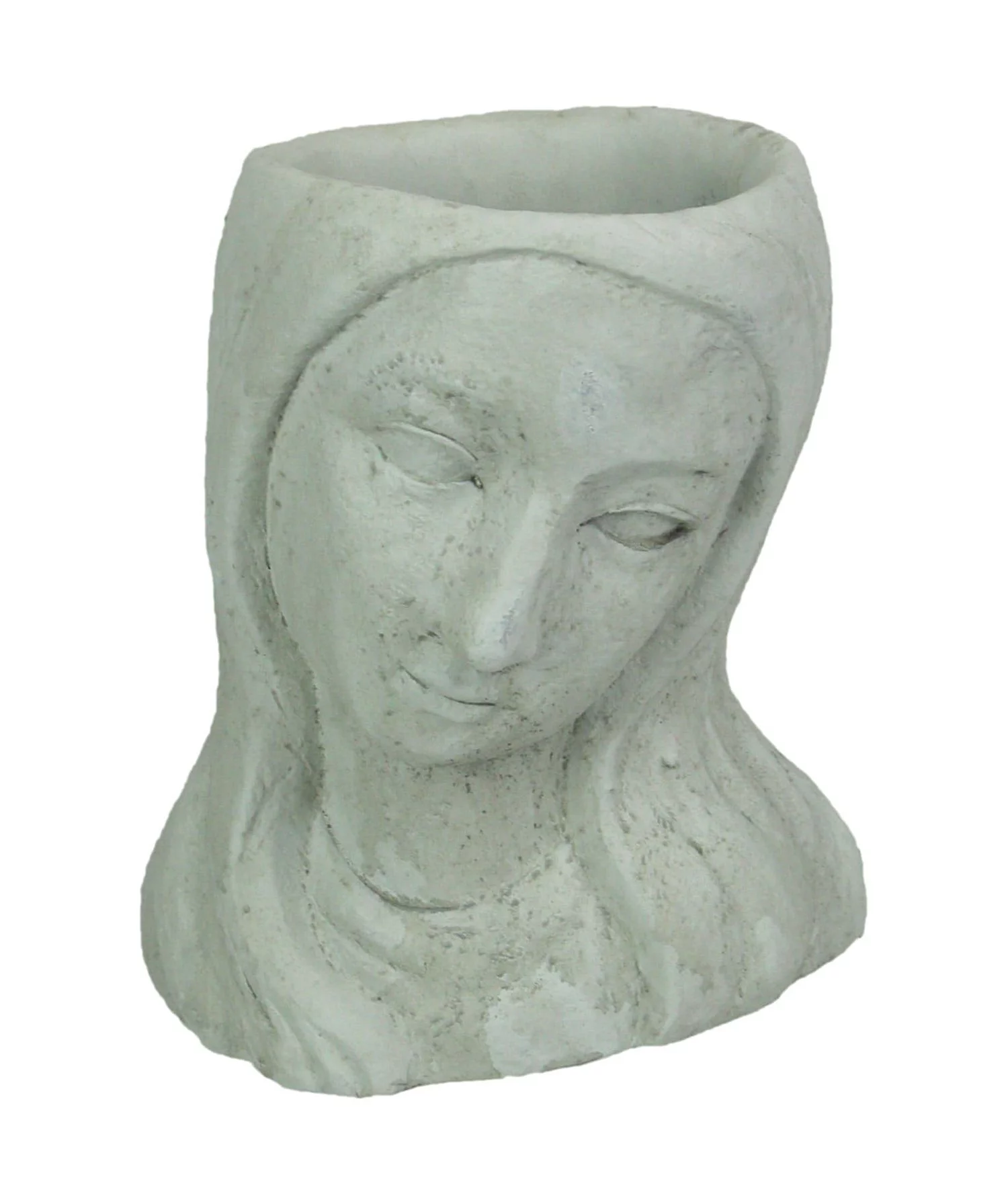 Things2Die4 Long-Haired Maiden Cast Polyresin Head Planter Pot 8 inches High