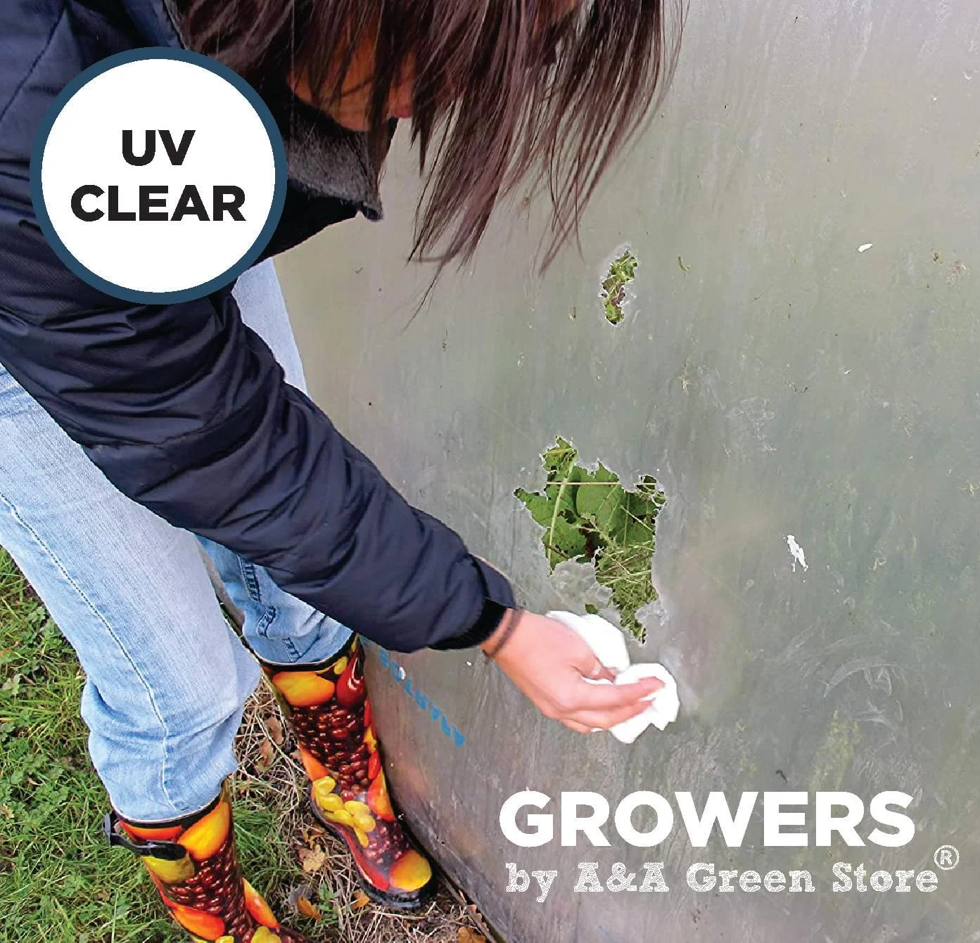 Growers 6 inch x 108 feet Greenhouse Plastic Solution Poly Repair Tape, 1 Each - Made in USA