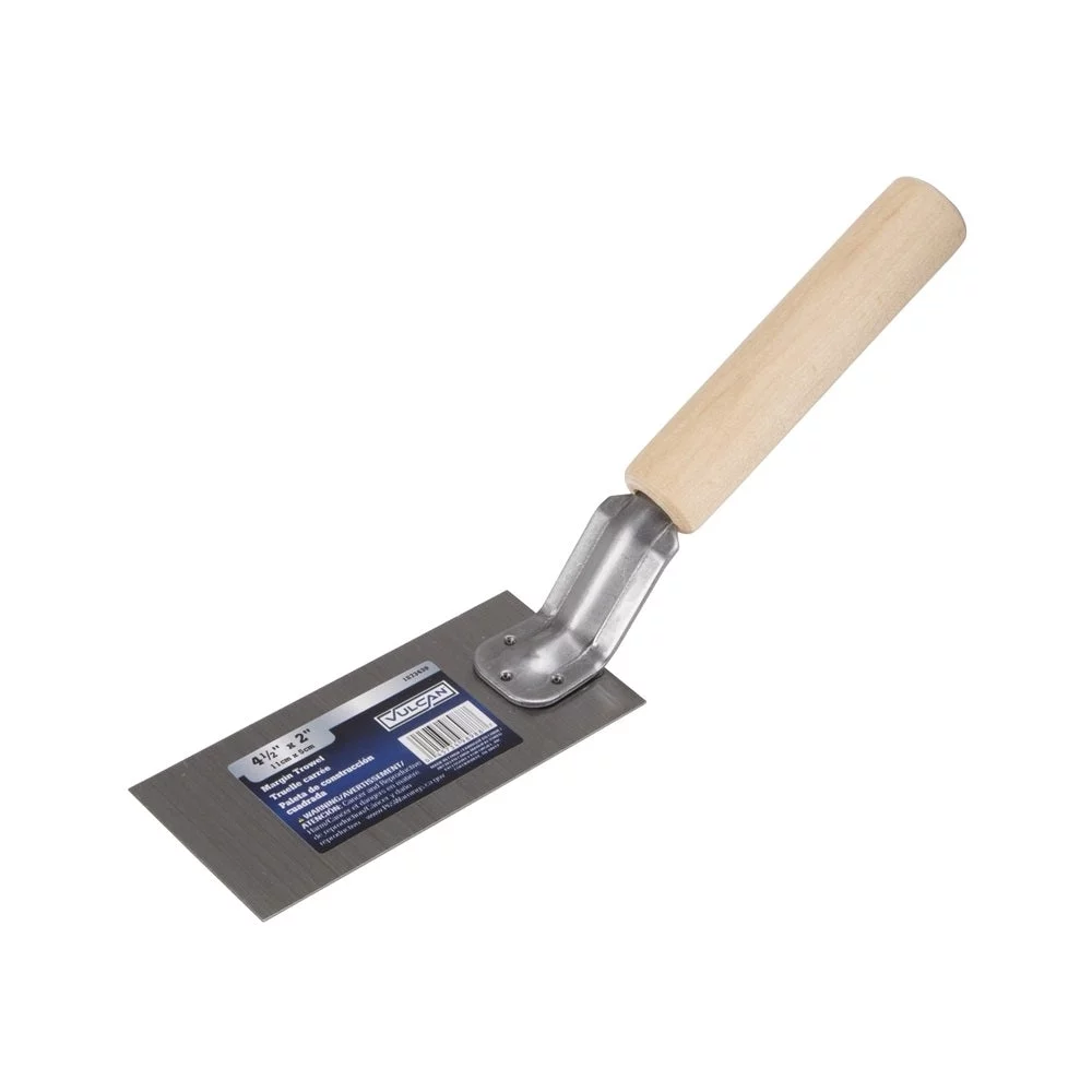 Vulcan PT-120233L Margin Trowel, 4-1/2 Inch x 2 Inch, Each