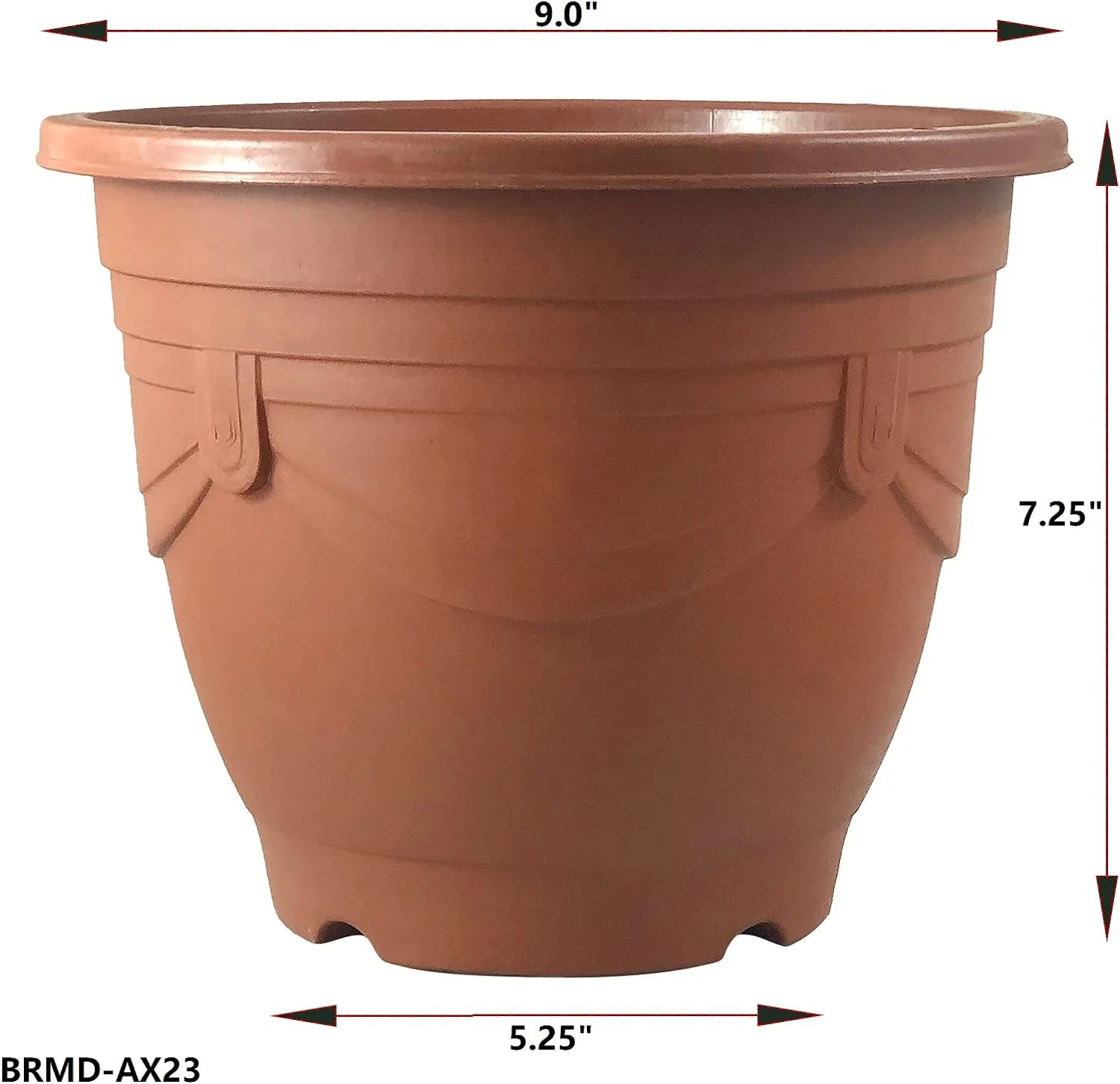 8 Sets BRMD-AX23 European-Style Classical Flowerpot 9.0