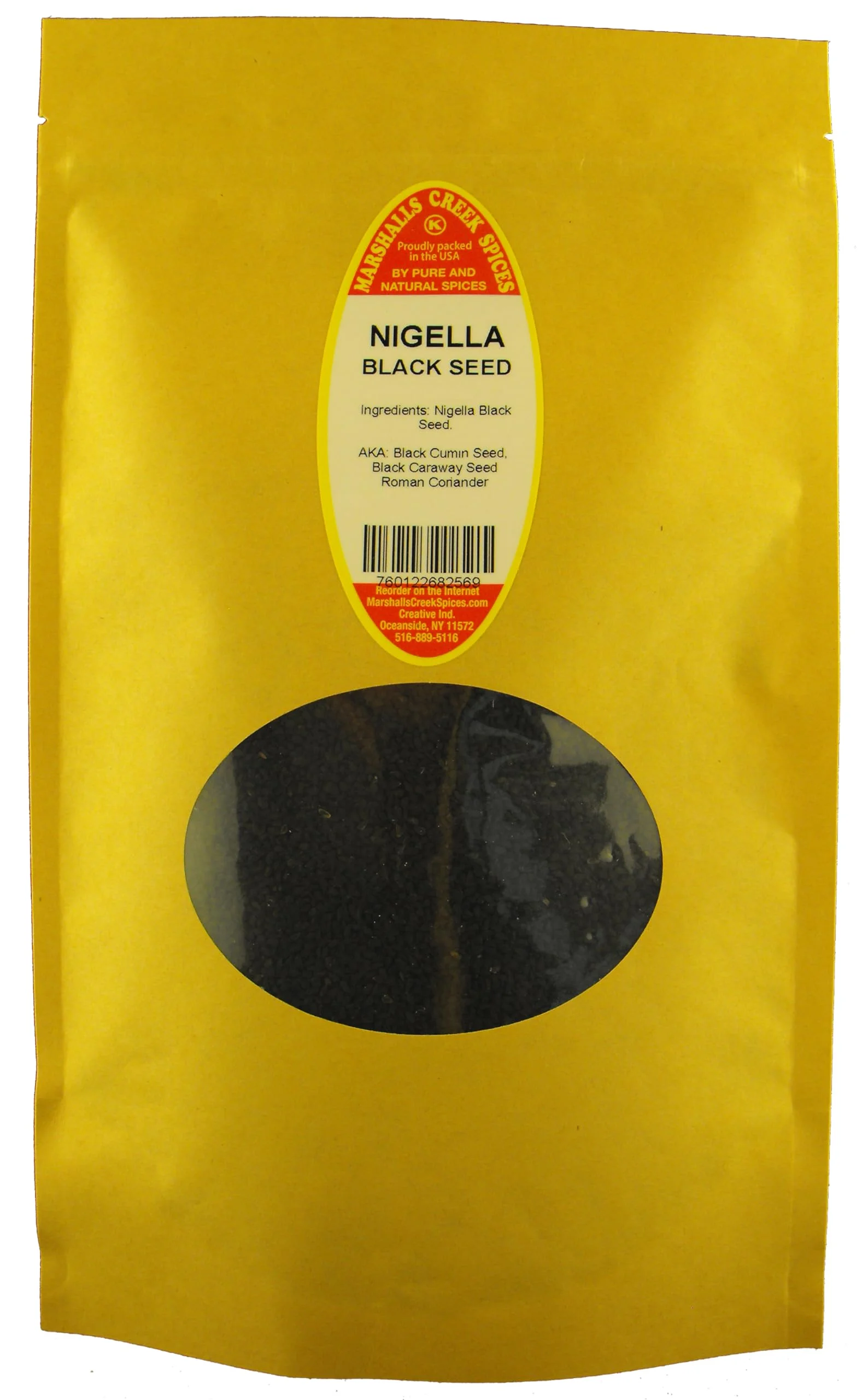 Marshalls Creek Spices Nigella Seed Whole, Black Cumin Seed 14 Ounce Xl Eco Friendly Kraft Stand-Up Pouch
