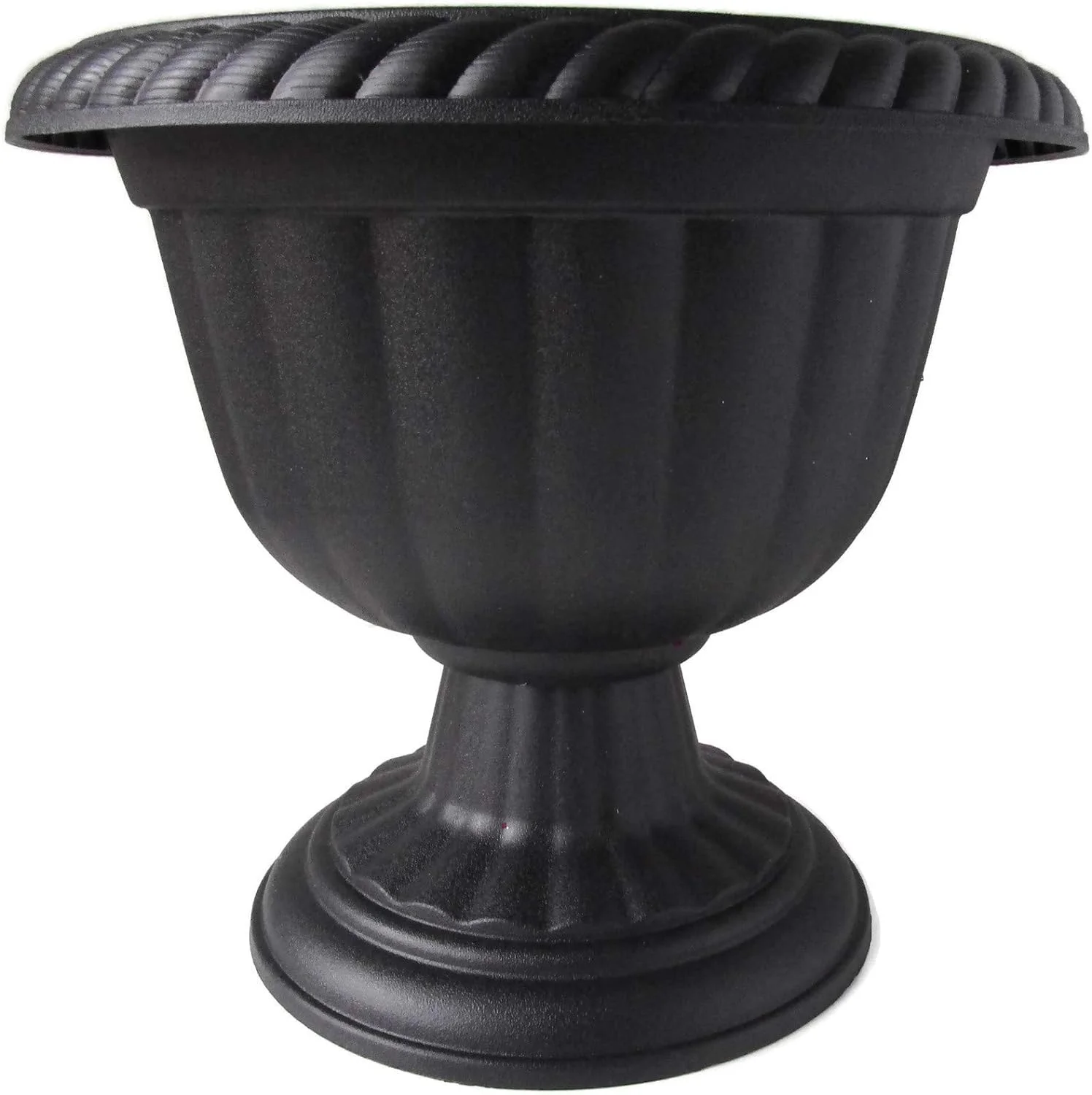 Diameter Sparta Pedestal Urn By (10, Black)