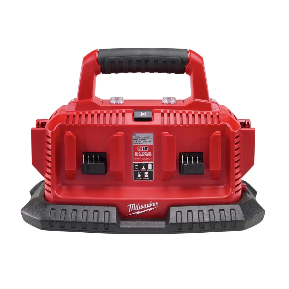 Milwaukee 48-59-1806 M18 18V Six Pack Sequential Charger