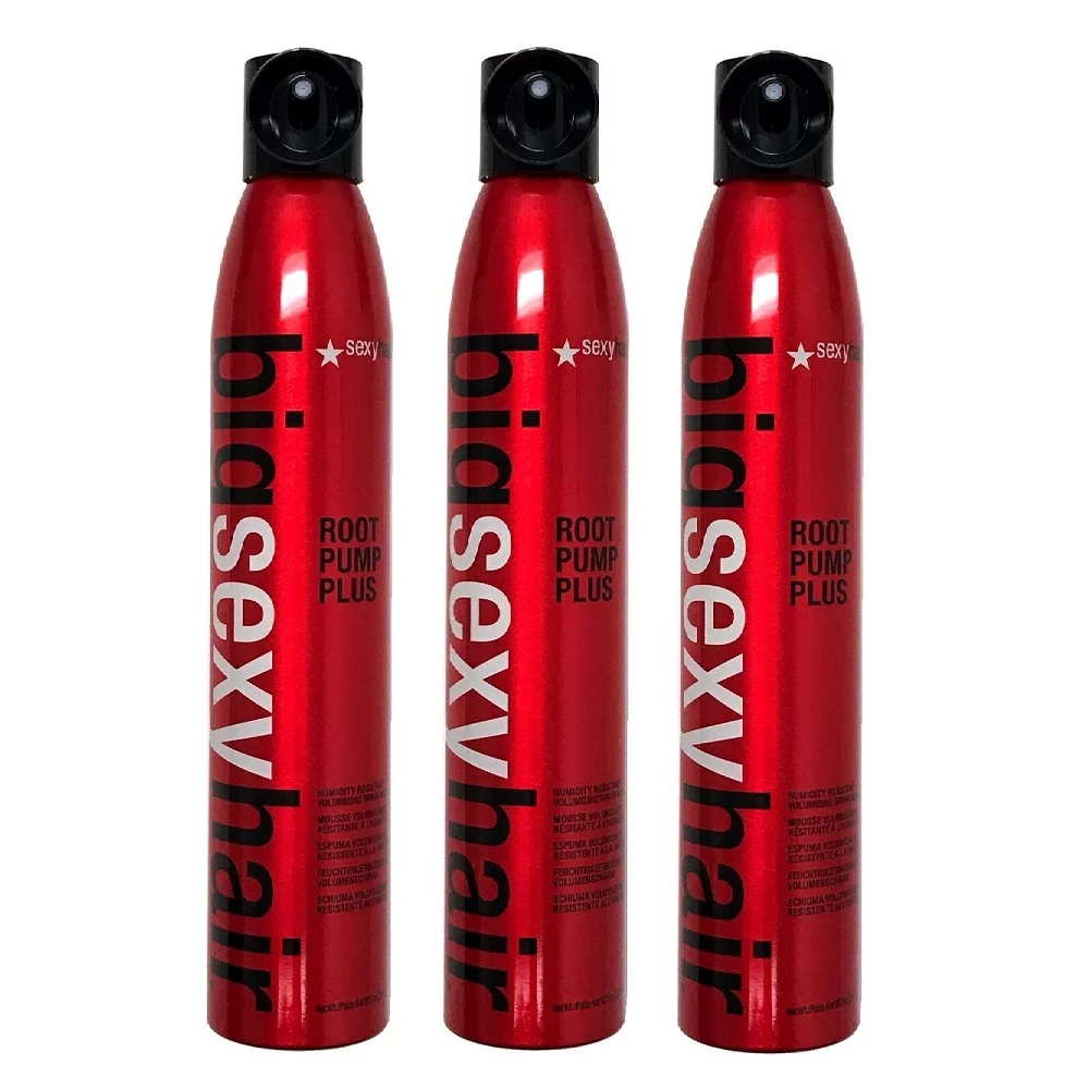 Hair Root Pump Plus Humidity Resistant Volumizing Mousse 10oz 3 Pack