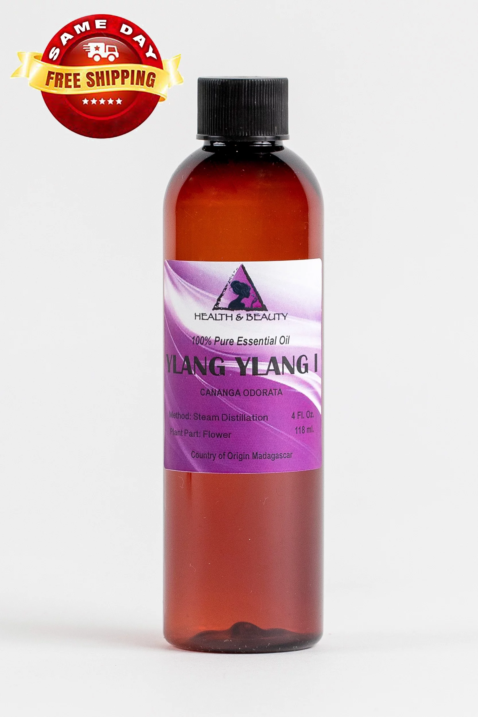 YLANG YLANG ESSENTIAL OIL ORGANIC AROMATHERAPY 100% PURE NATURAL 4 OZ