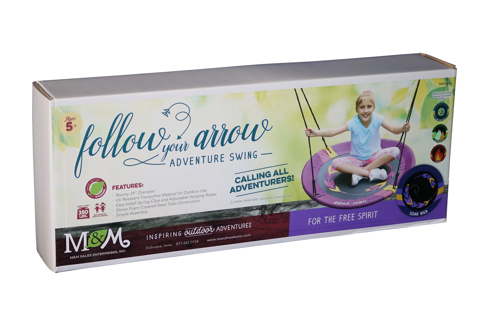 M&M Sales Enterprises Inc Soar High Adventure Mat Swing