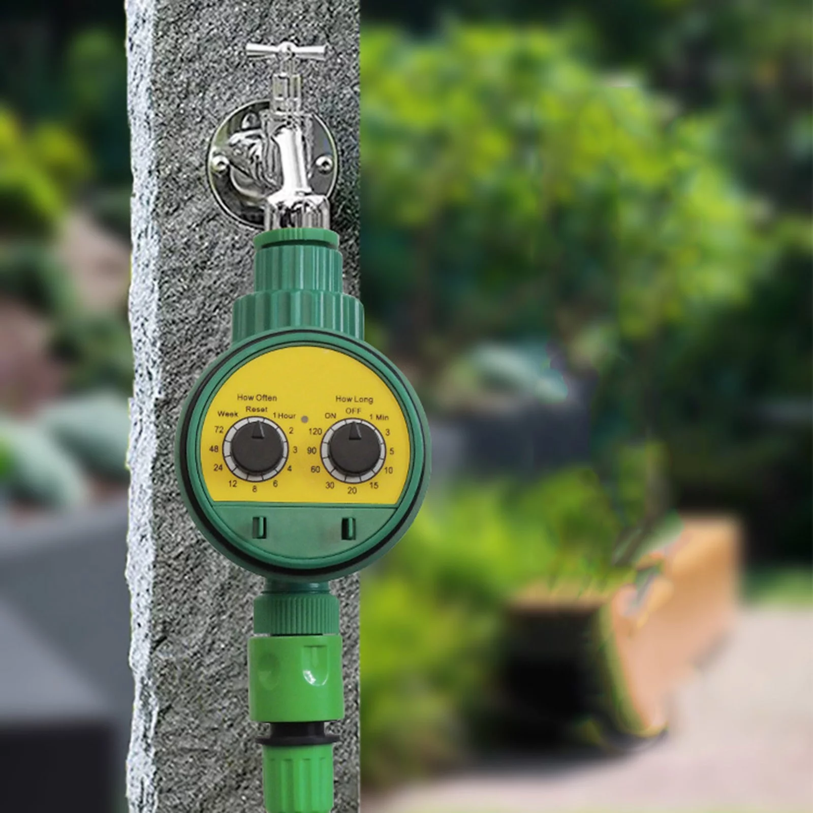 MVNSFEW Outdoor Irrigation Controller Automatic Sprinkler Controller Programmable Hose Water Timer Watering Timer for Home Garden