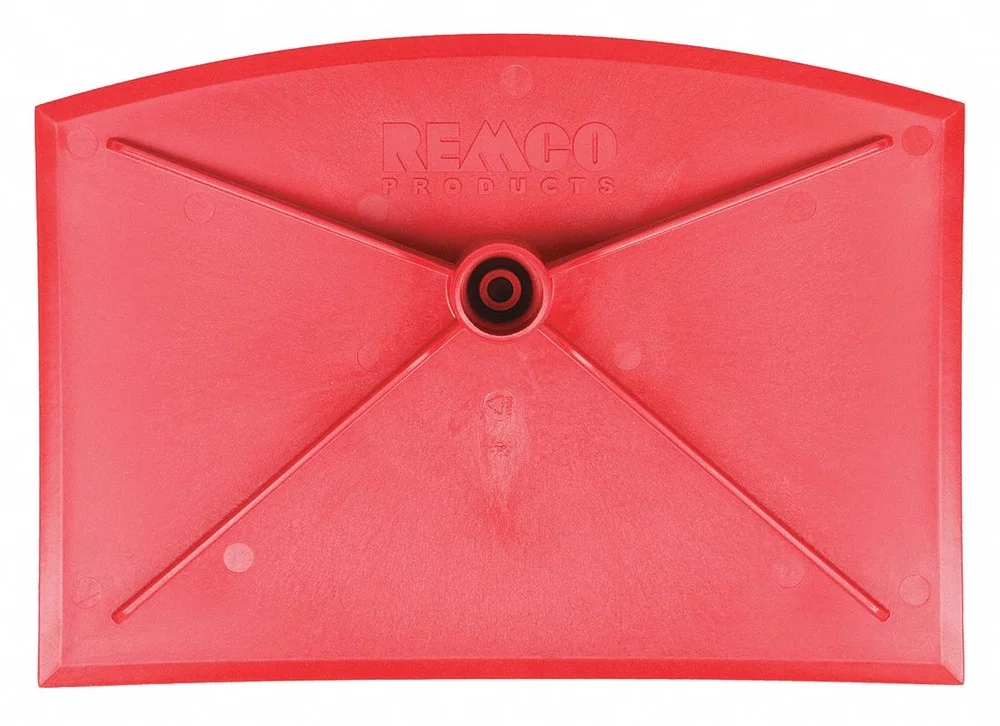 1PACK Remco Food Hoe,Red,8x11 In,Nylon 29004 29004 ZO-G4144655
