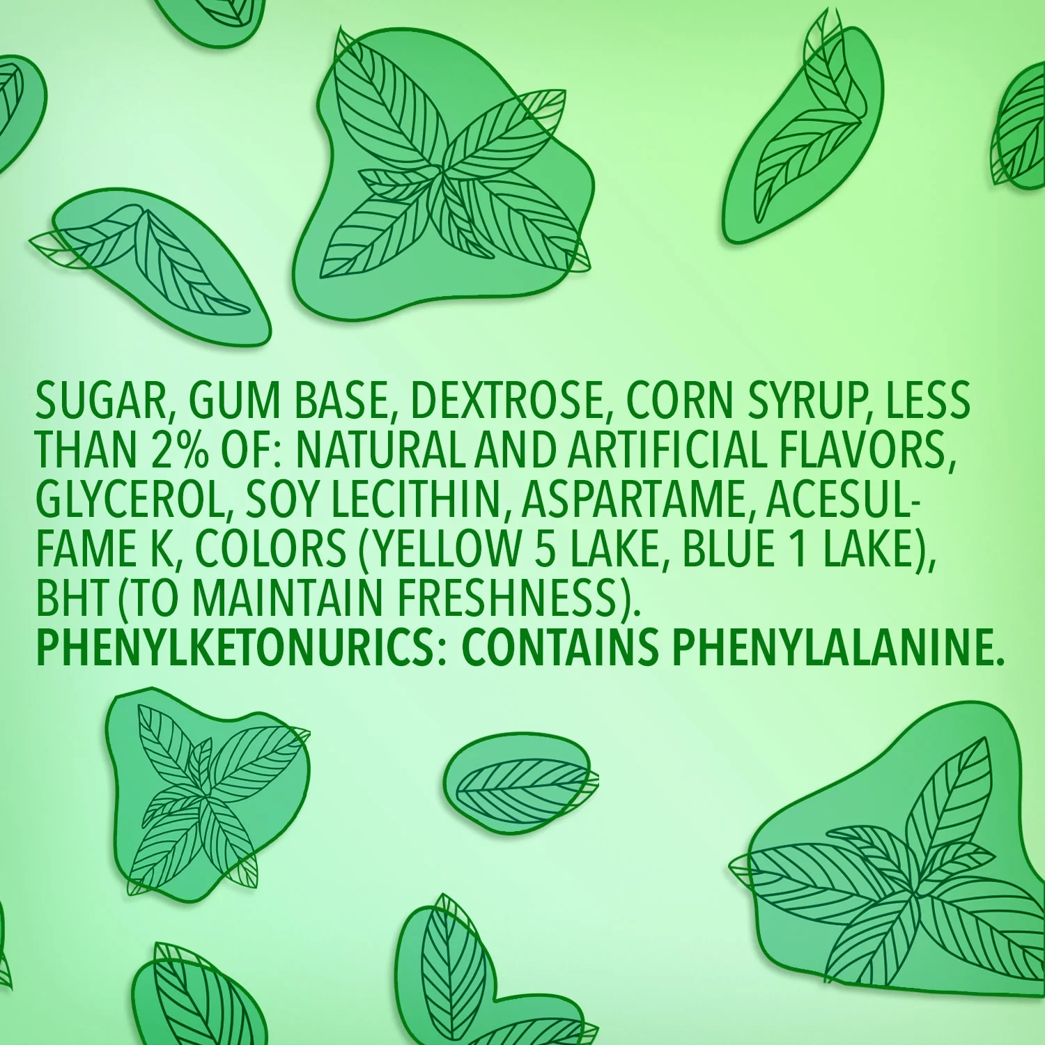 Wrigley's Spearmint Chewing Gum Bulk Pack - 15 Stick Pack (Pack of 3)