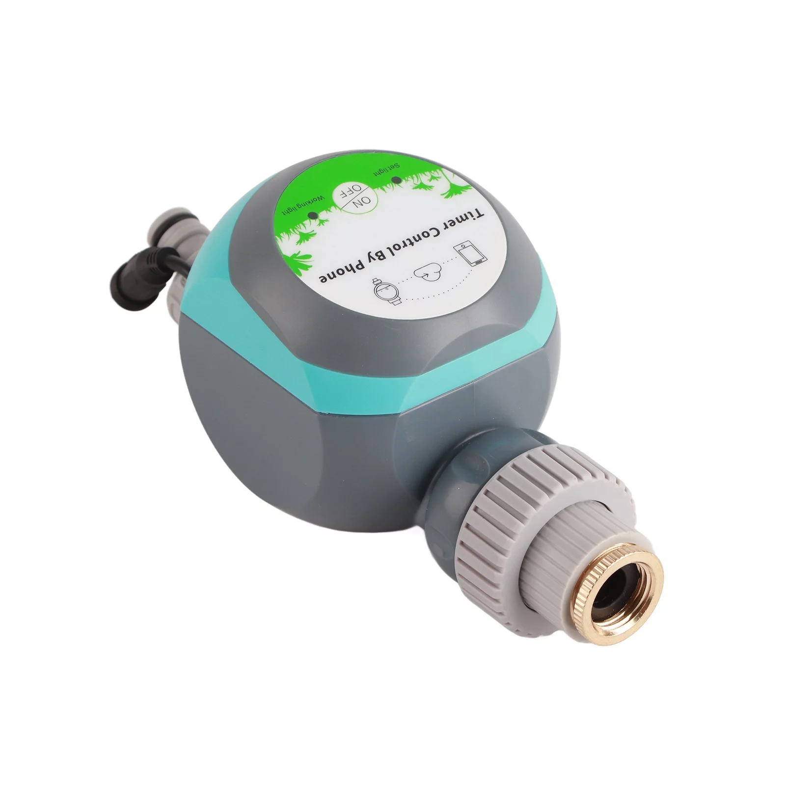 BuyWeek Sprinkler Water Timer, Automatic Watering Irrigation Timer USB Mobile Phone Remote WIFI BT Control Garden Irrigation System Controller