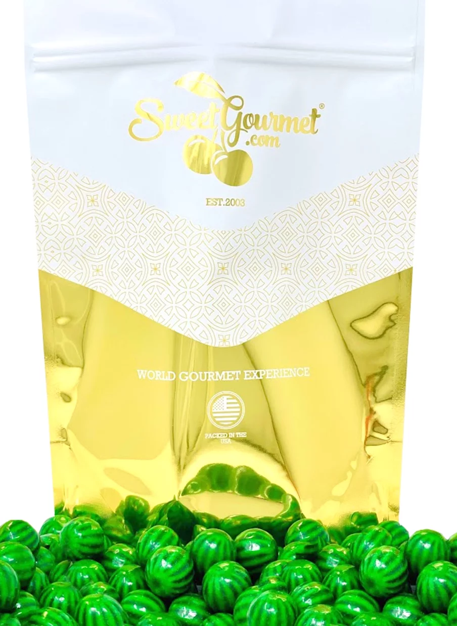 SweetGourmet Watermelon Gum Balls | 1 inch Dubble Bubble | 5 Pounds