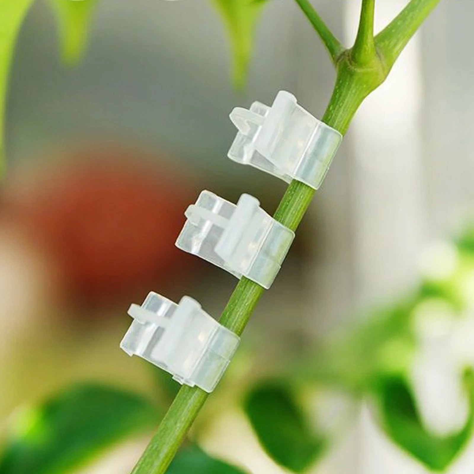 100PCS Clips Gardening Supplies Garden Grafting Clip Tomato Seedling Grafting Clip Eggplant Grafting Clip