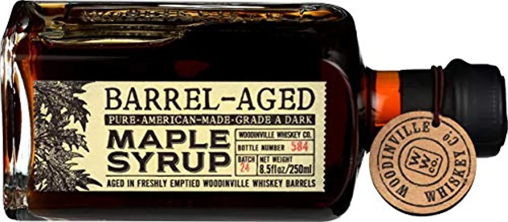 Woodinville, Whiskey Barrel Aged Gr A Maple Syrup, 8.5 Ounce
