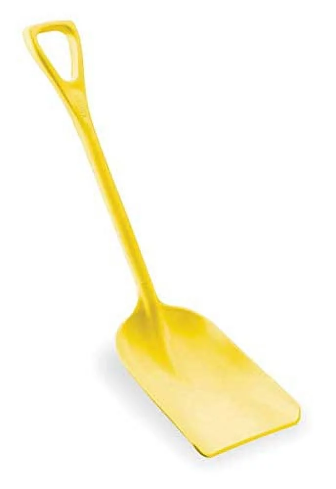 Hygienic Shovel, YLW, X 14 In, 38 In L - 69816