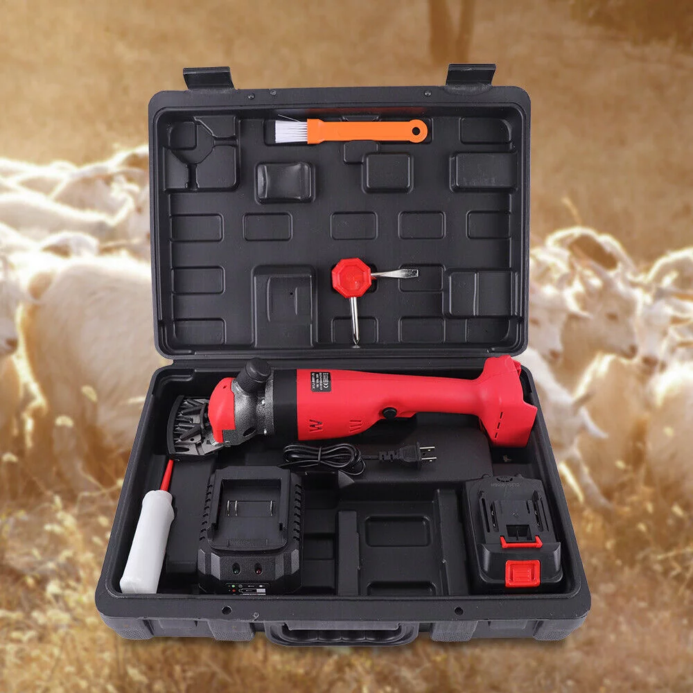 Rechargeable Cordless Electric Sheep Shears Clipper Shears 2 Speeds Adjustable