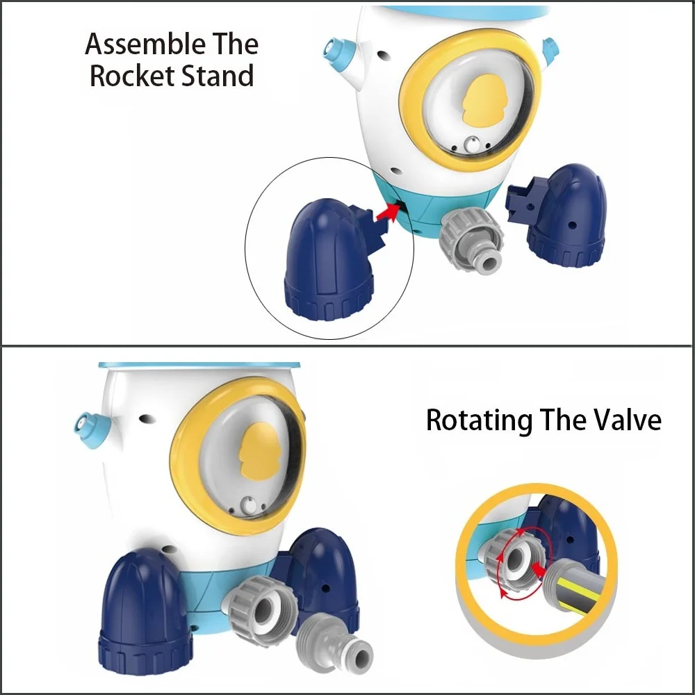 Water Sprinkler Toy for Kids, Outdoor Summer Toys for Ages 2-10 Years Old, Toddlers Backyard Water Toys