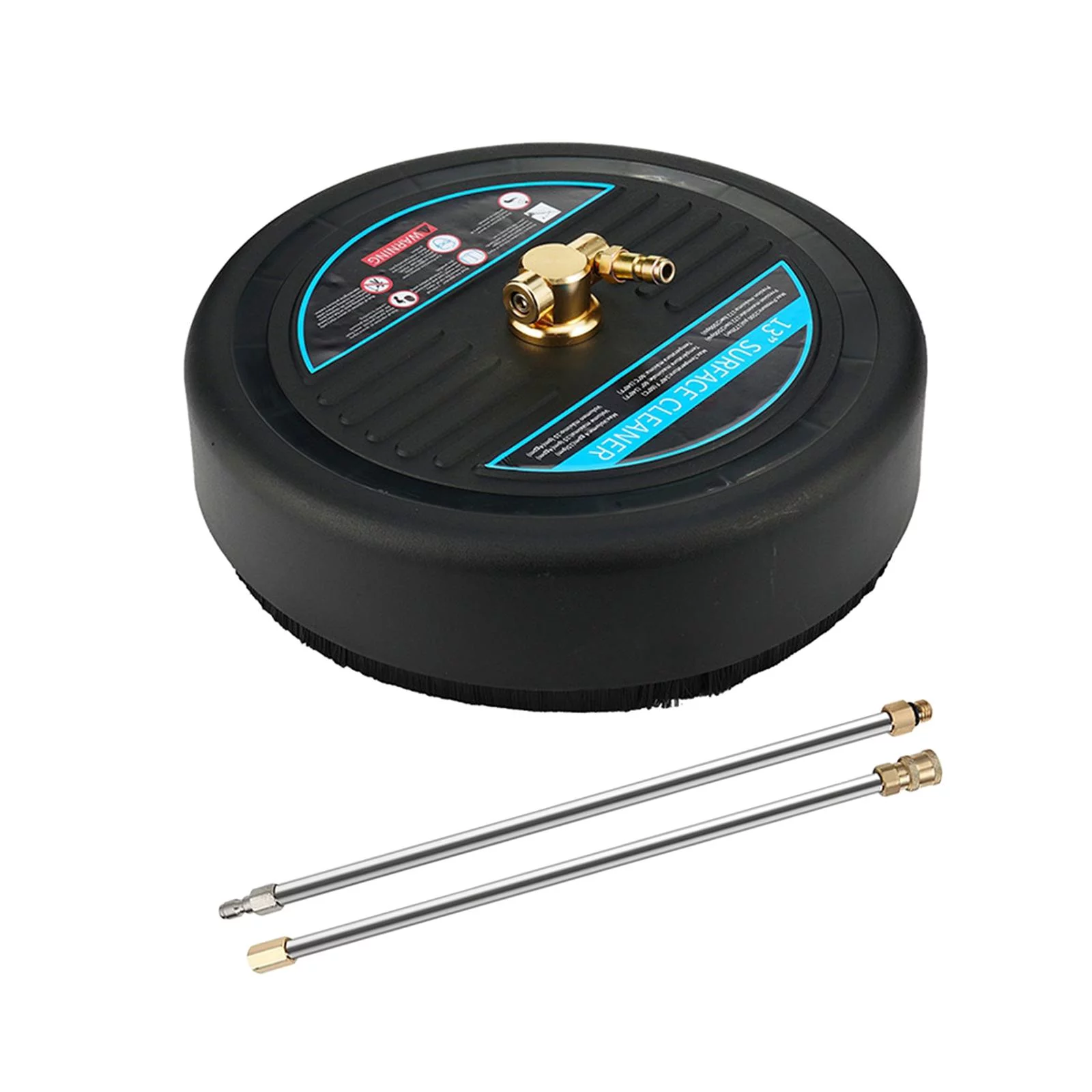 High Pressure Washer Flat Surface Cleaner 13'' 2500PSI for Decks Roads Pools