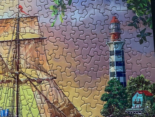 Springbok's 1000 Piece Jigsaw Puzzle Oceanside Sunset - Made in USA